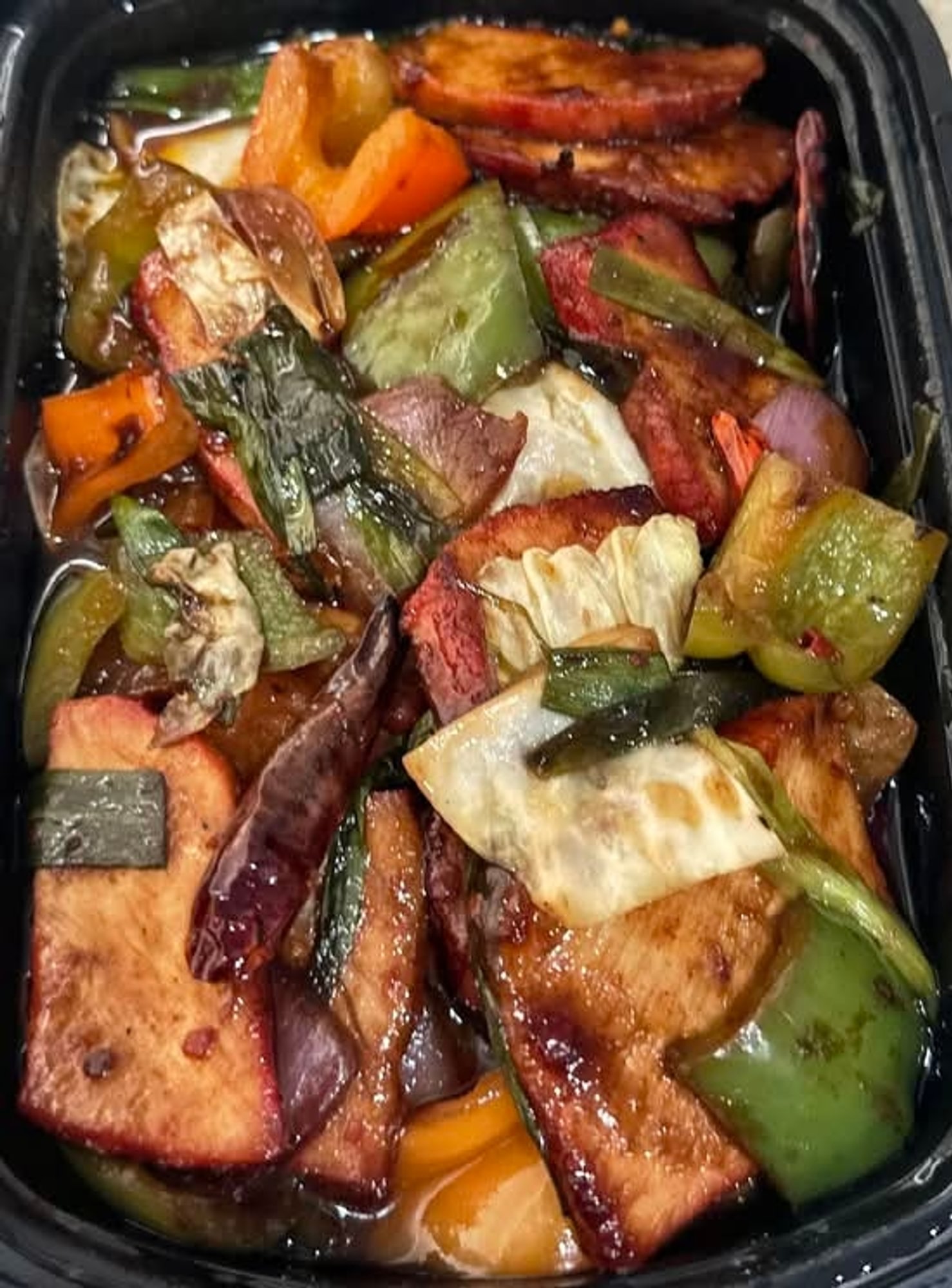 Twice Cooked Pork Dinner