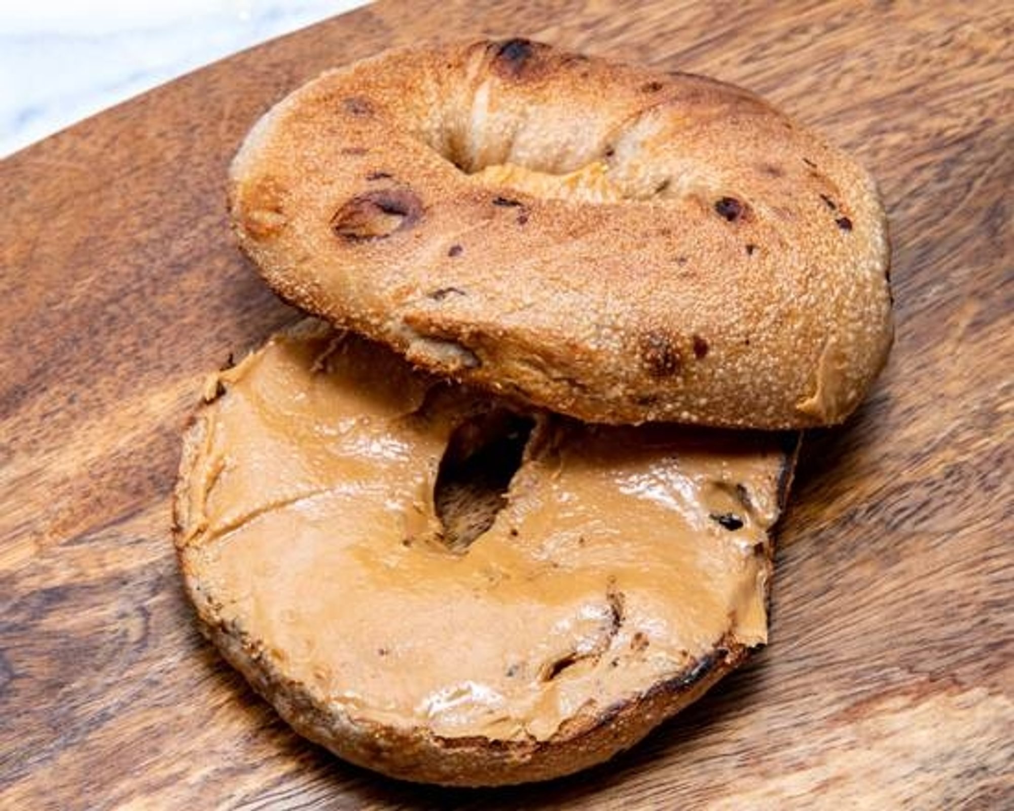 Peanut Butter on a Bagel