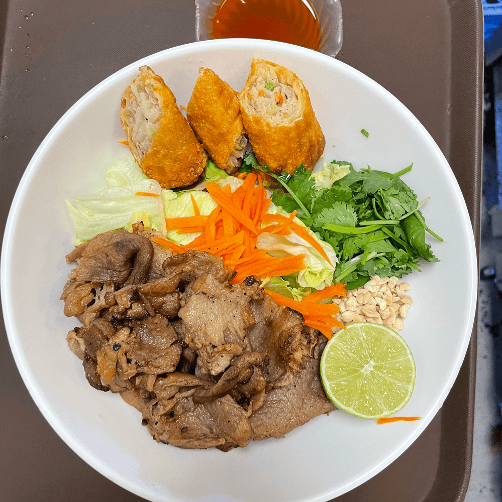 Bun Thit Nuong Cha Gio (Pork & Fried Roll) Bowl