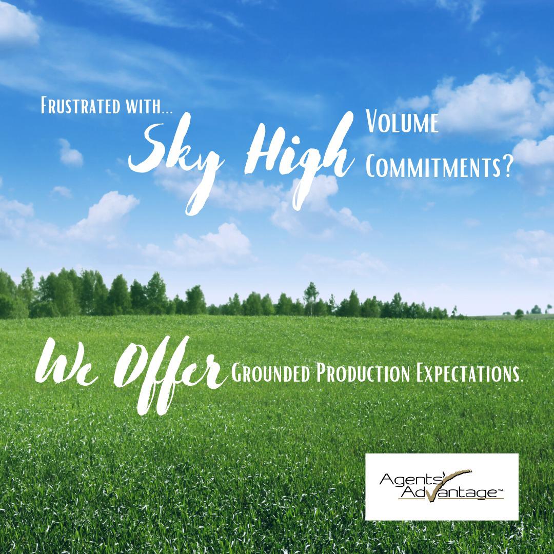 Are you frustrated with sky high volume requirements? We don't blame you!! Our program gives our members all the perks of representing top tier P&C carriers with manageable expectations.  PandCInsurance  VolumeCommitments