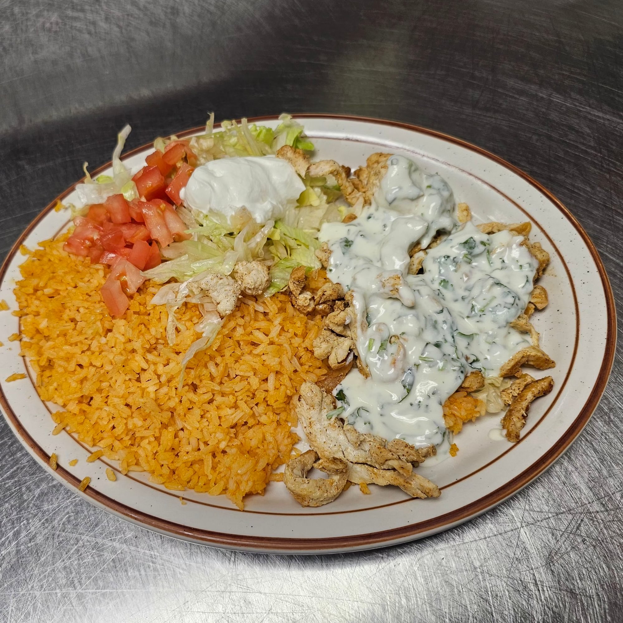 Lunch Pollo Con Cilantro