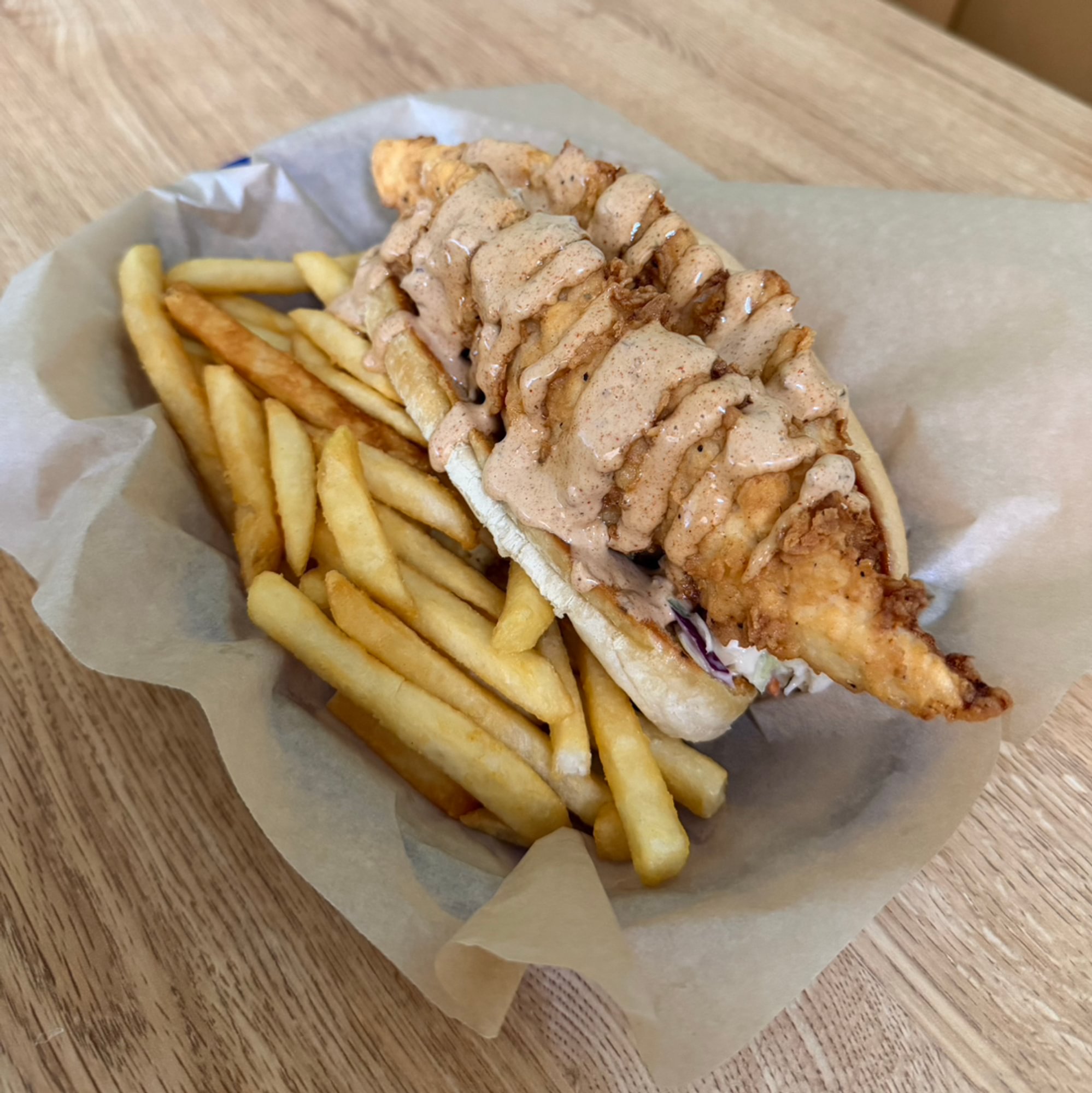 Fried Chicken Po-Boy