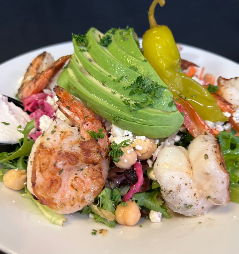 Shrimp Kabob Salad