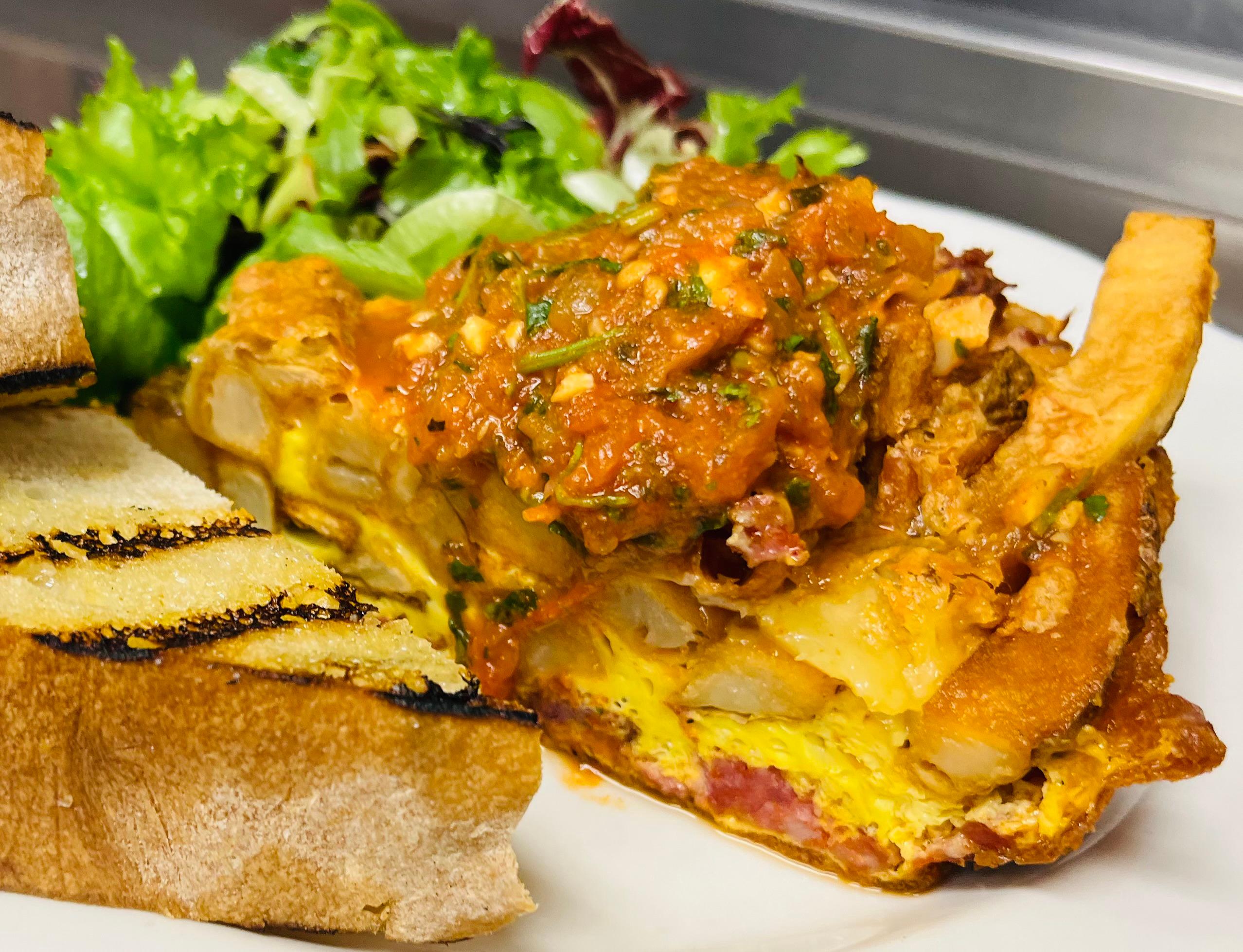 Chorizo & Cheddar Fritatta