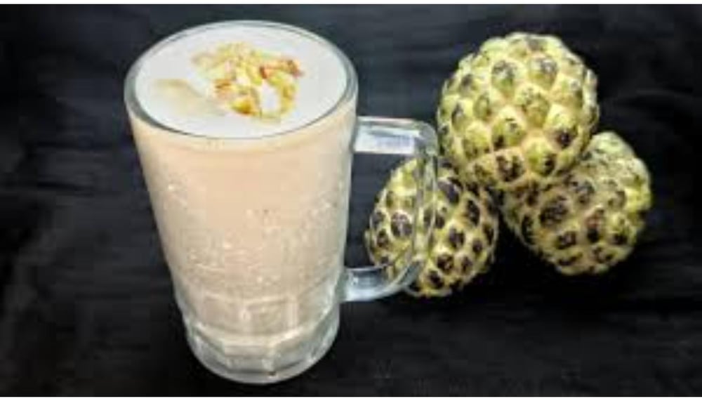 Sitafal shake AKA custard apple shake