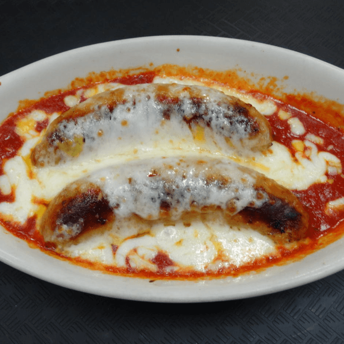 Italian Sausage with Marinara and Cheese
