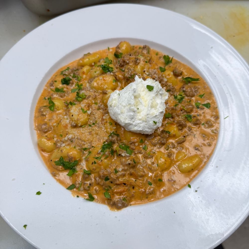 Gnocchi Bolognese