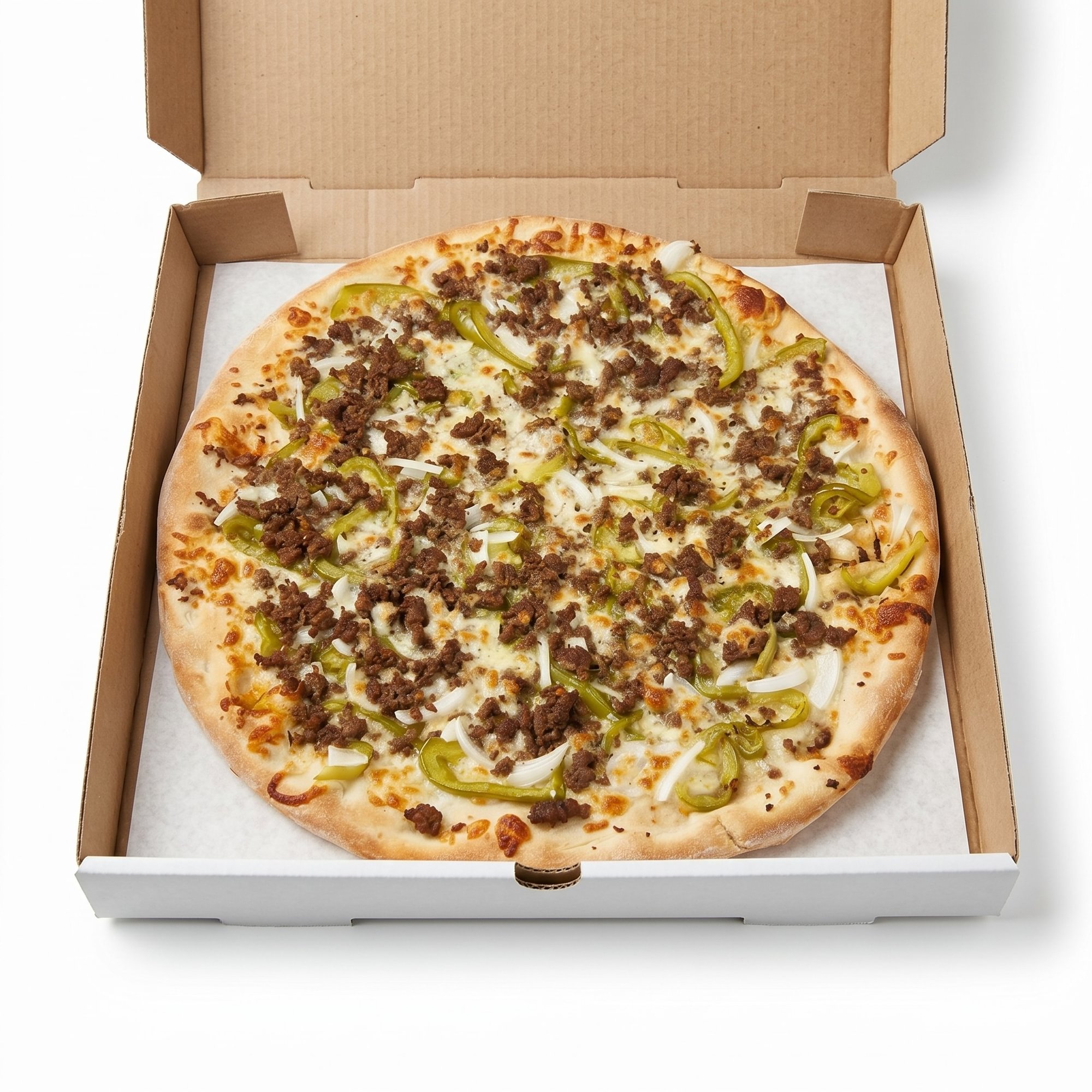 Philly Cheesesteak Pizza