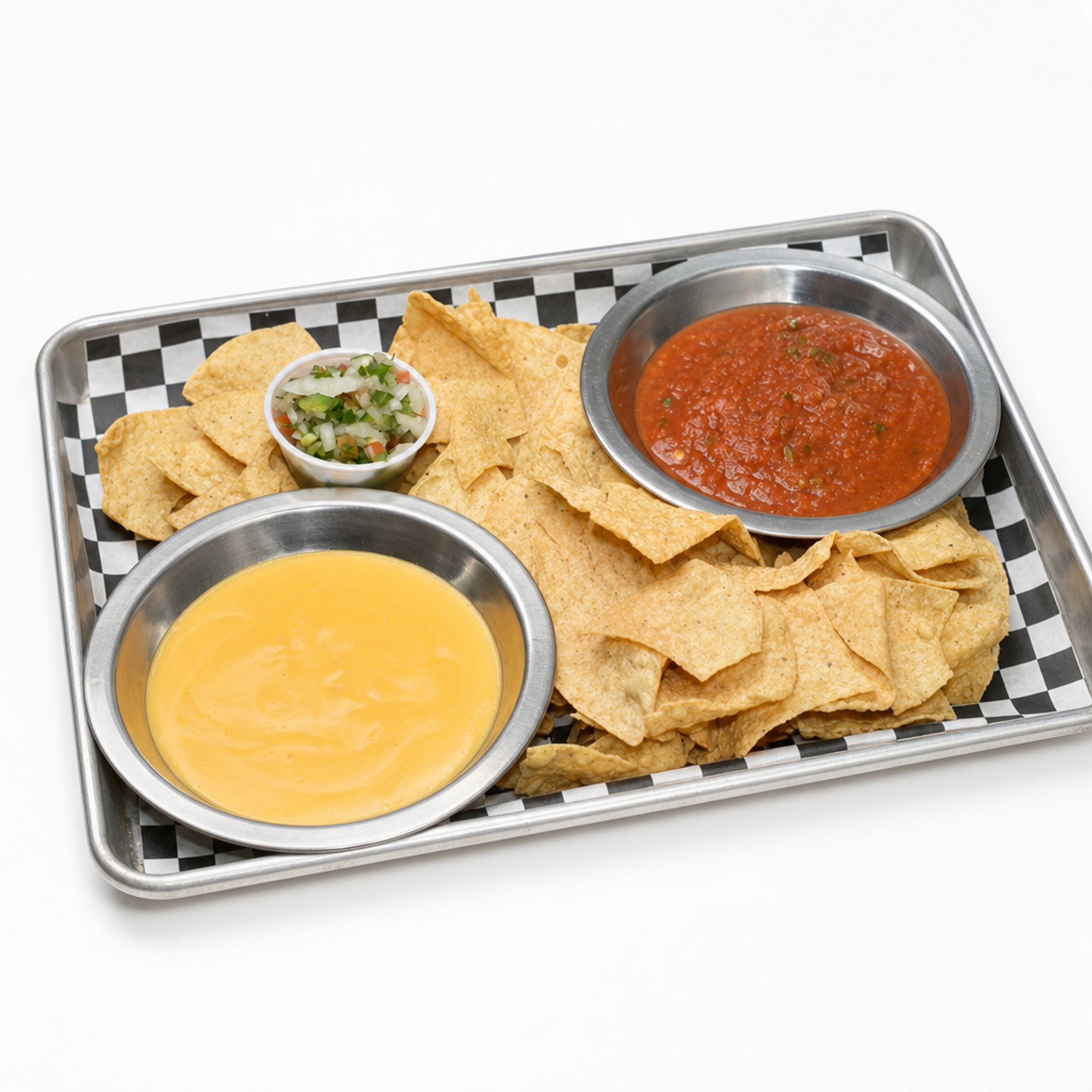 Queso, Salsa Fresca, Chips