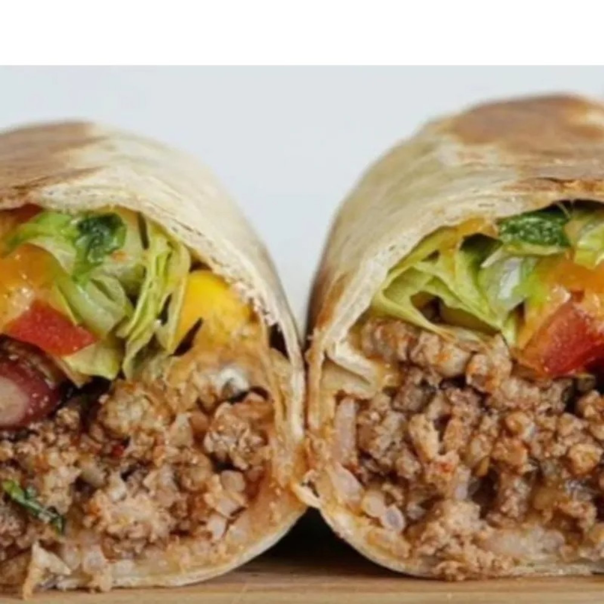 Beef and Bean Burrito