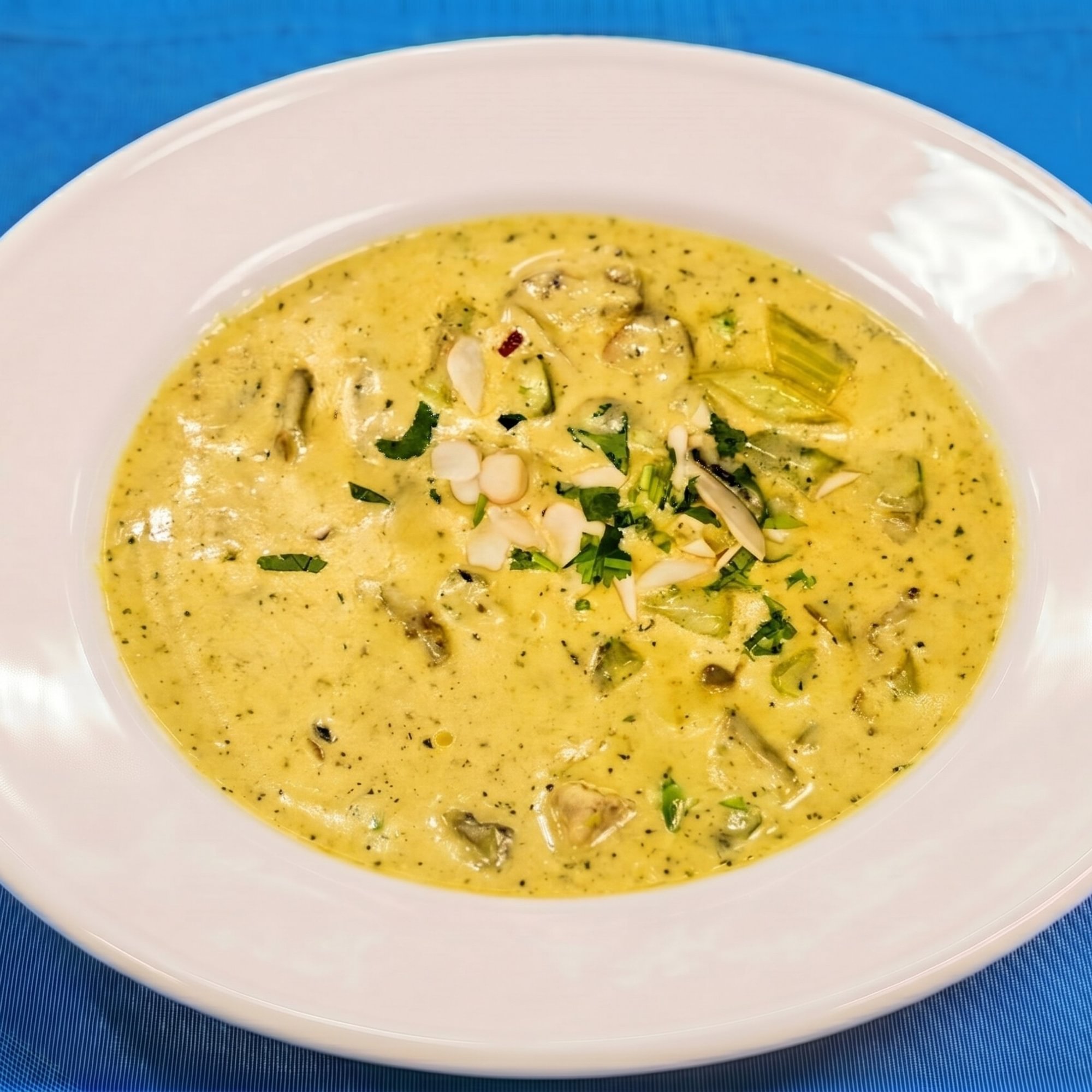 Asparagus Mushroom Korma