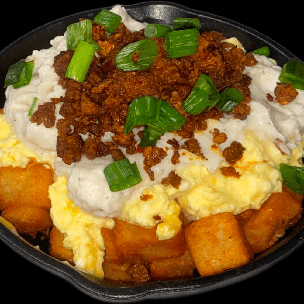 Message in a Breakfast Skillet
