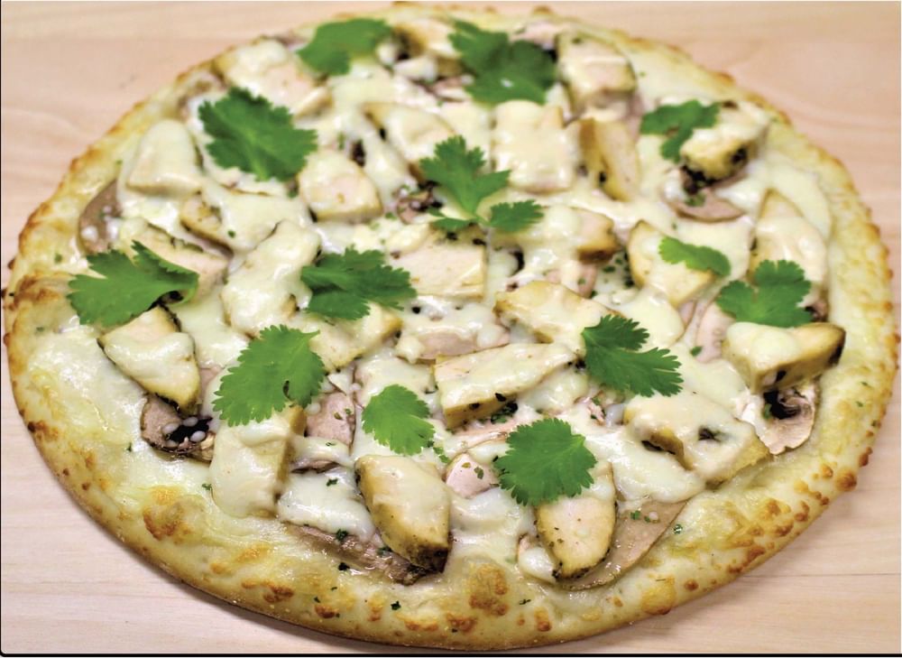 Chicken Alfredo Pizza