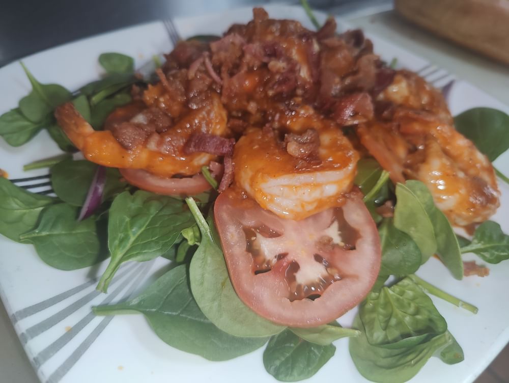 Sriracha Shrimp Salad