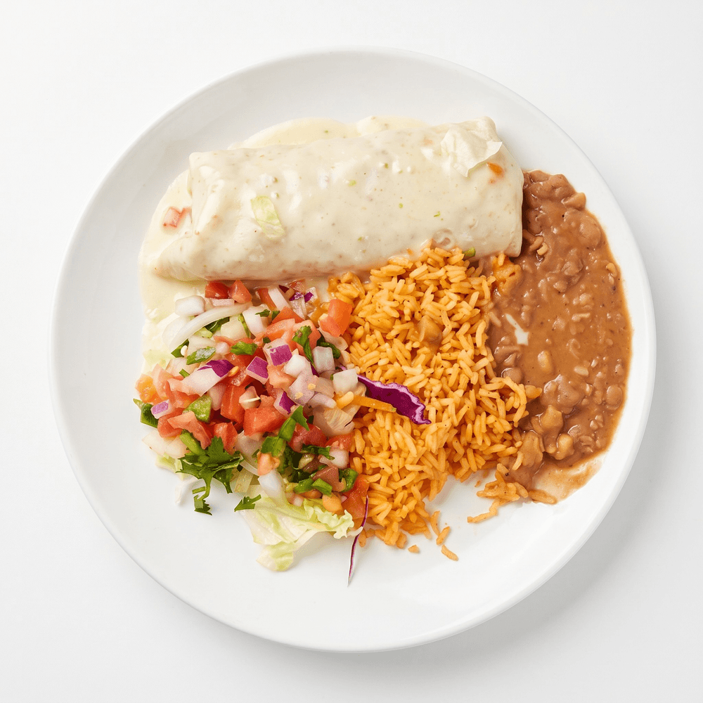 Chicken Burrito Blanco