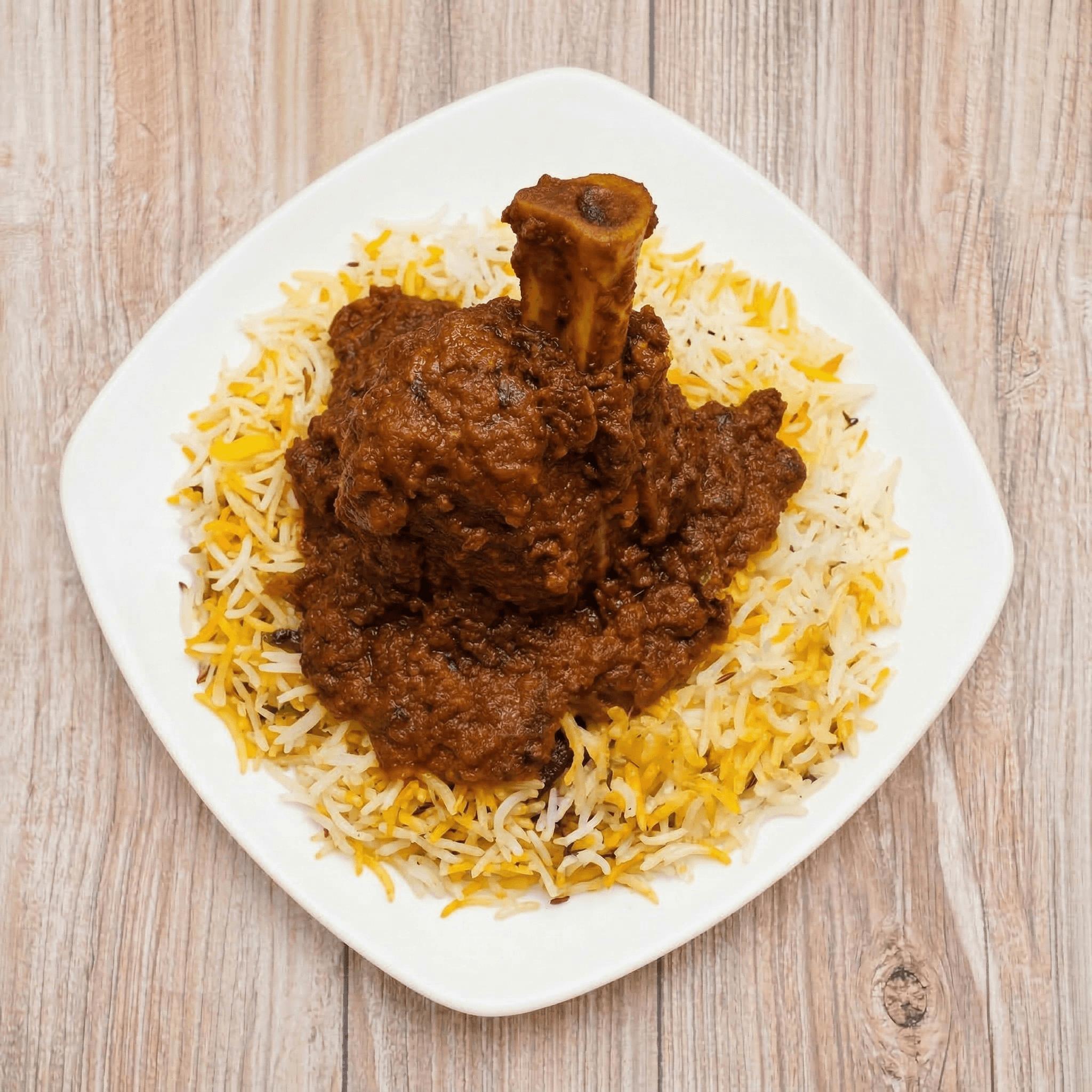 Lamb Shank / Nalli Ghosh Biryani (Chef Special)