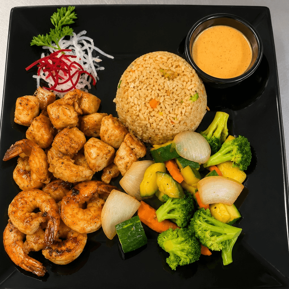 Hibachi Chicken & Shrimp