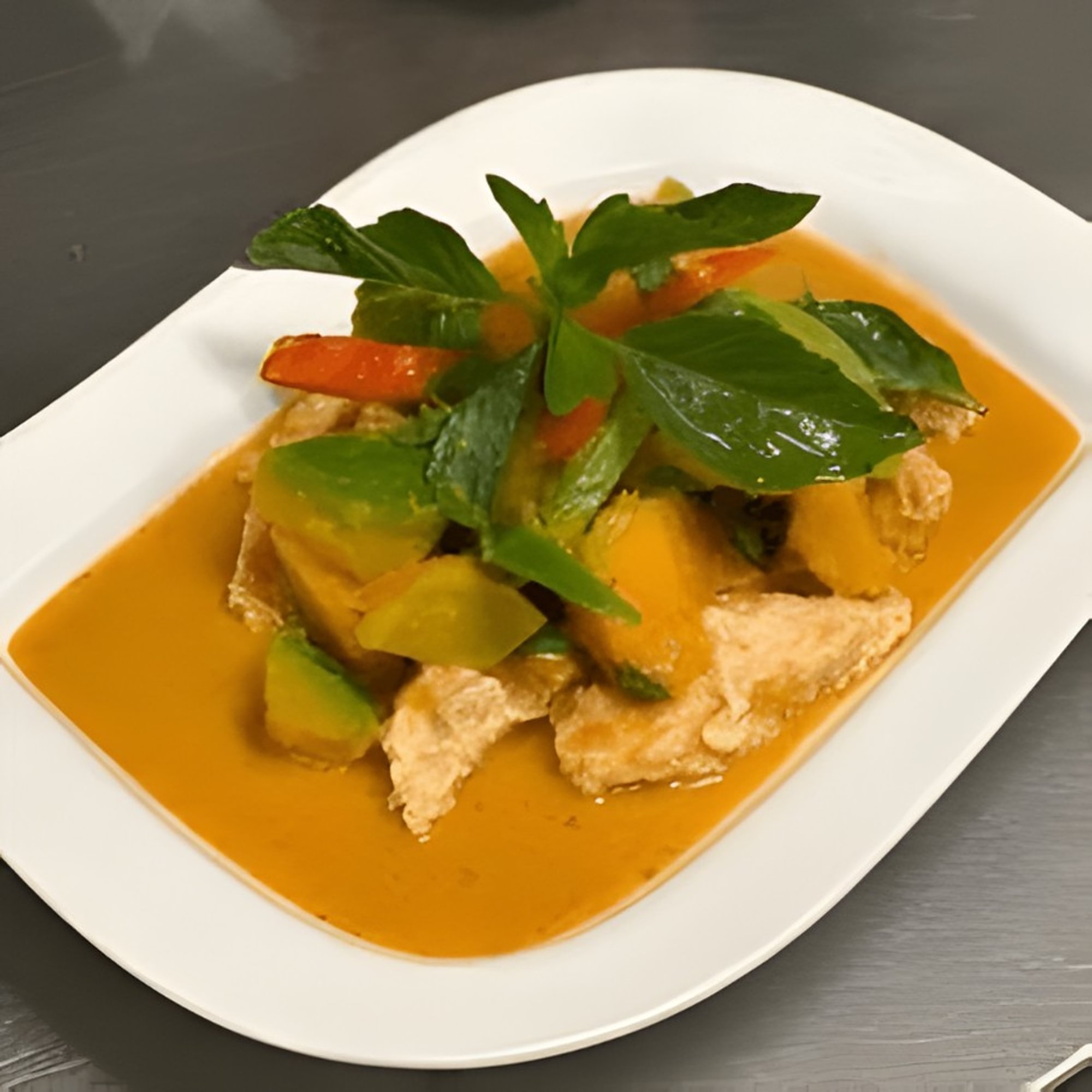 Pumpkin Curry Salmon