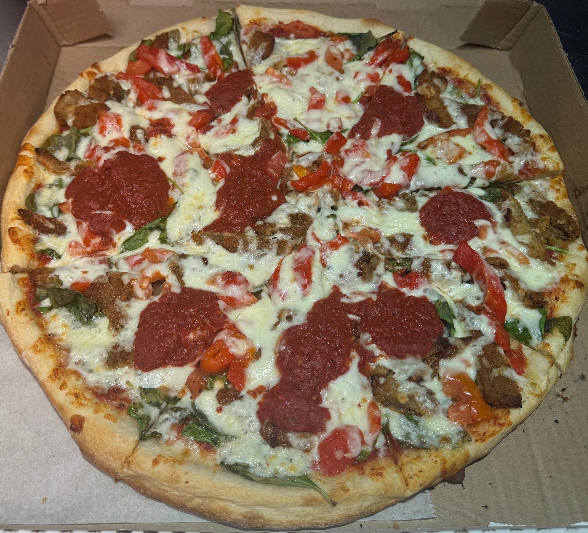 12" Gluten Free 18. Eggplant Parmigiana