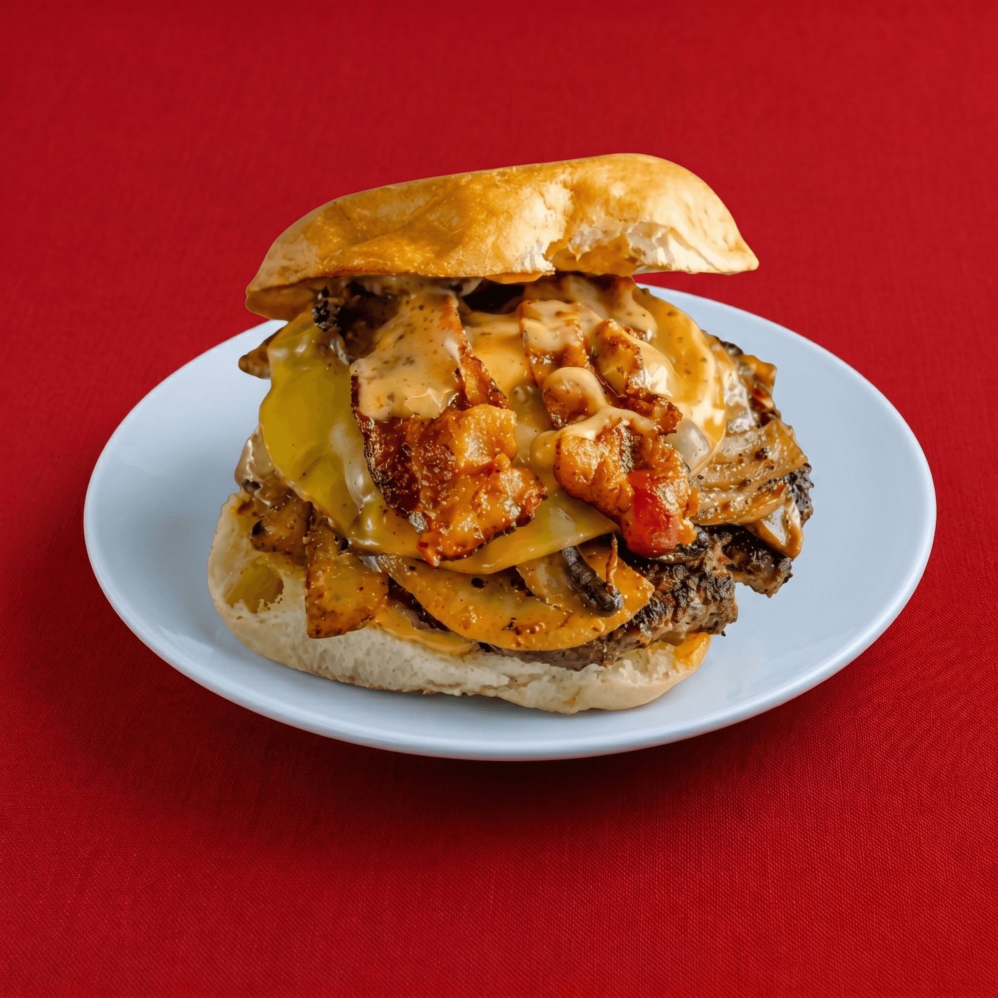 A'HA Smoked Gouda Burger