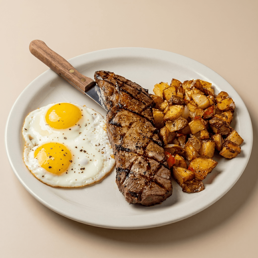 NY Strip Steak-N-Eggs