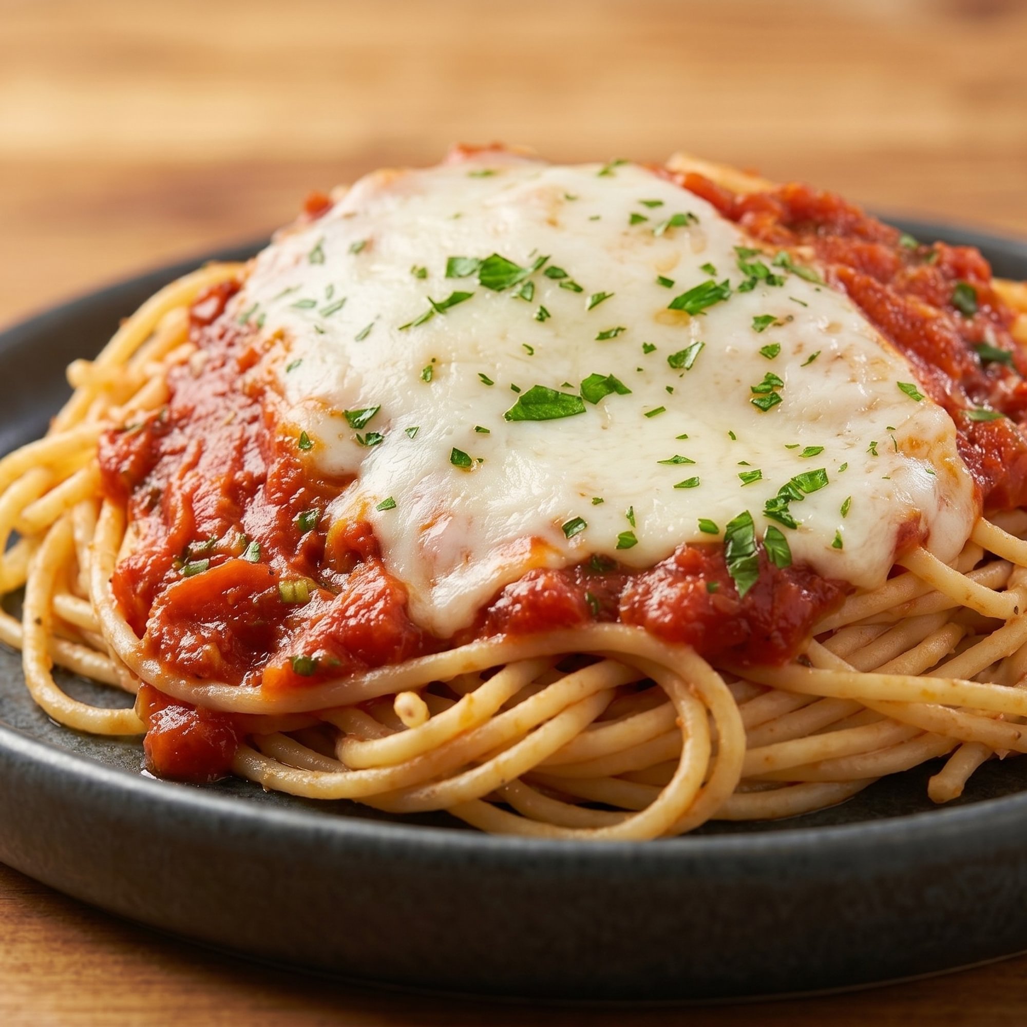 Spaghetti with Sauce Tray