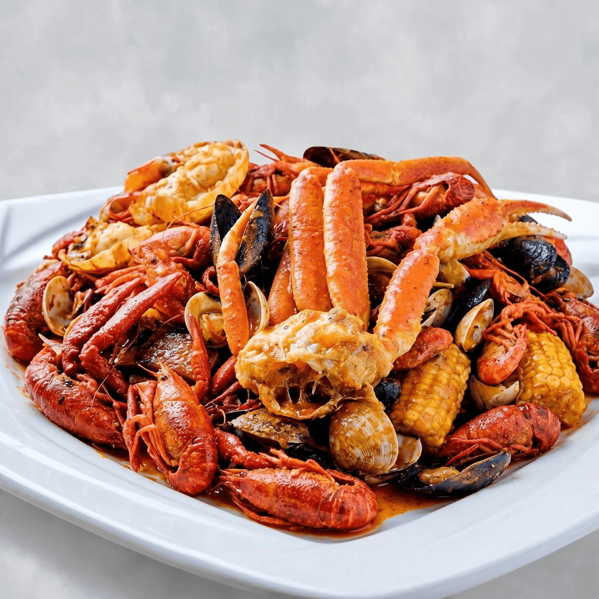 Giant Seafood Boil with Heads / No Heads Combo