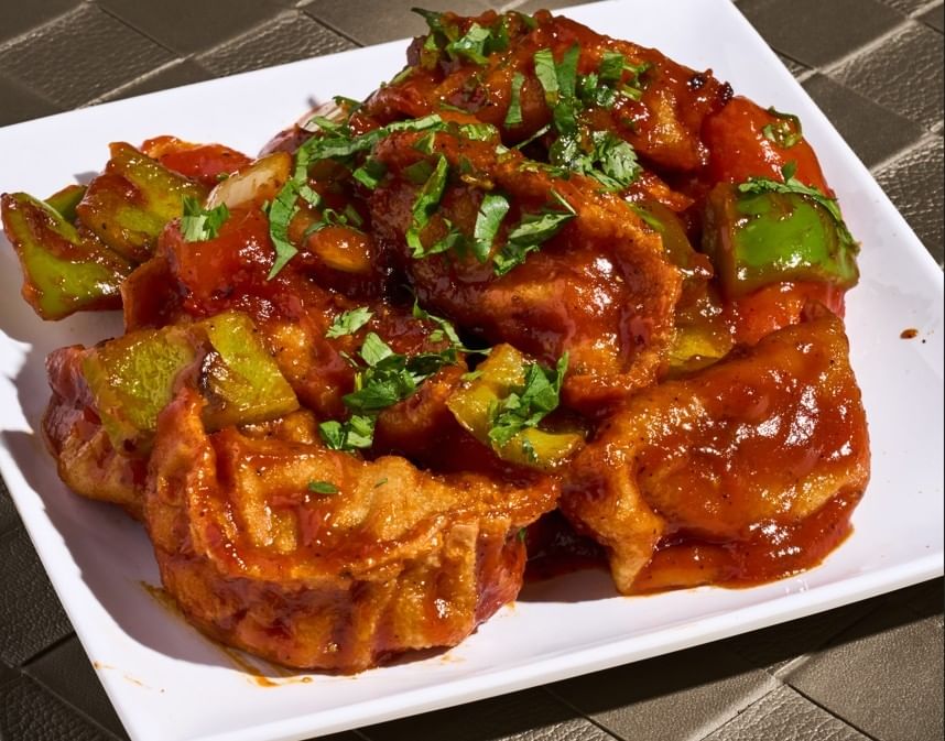 Chili Chicken Momo