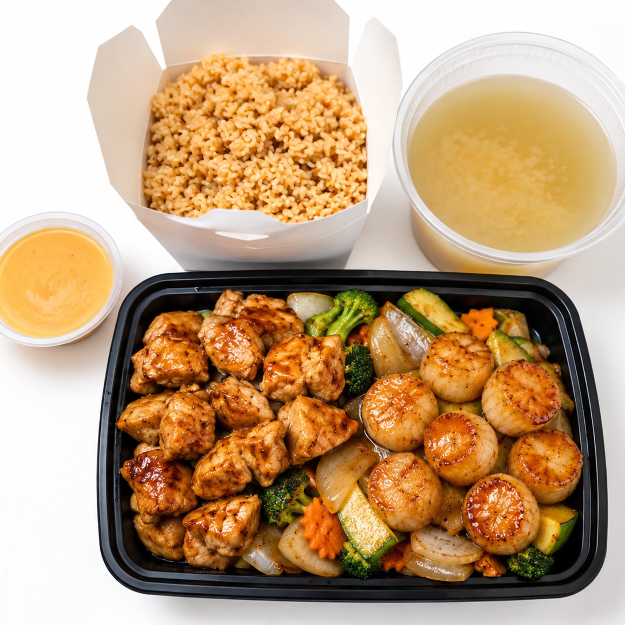 42. Chicken & Scallop Hibachi