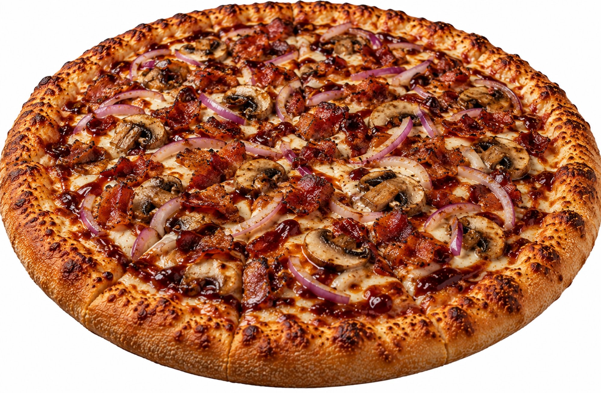 BBQ Bacon & Mushroom Pizza