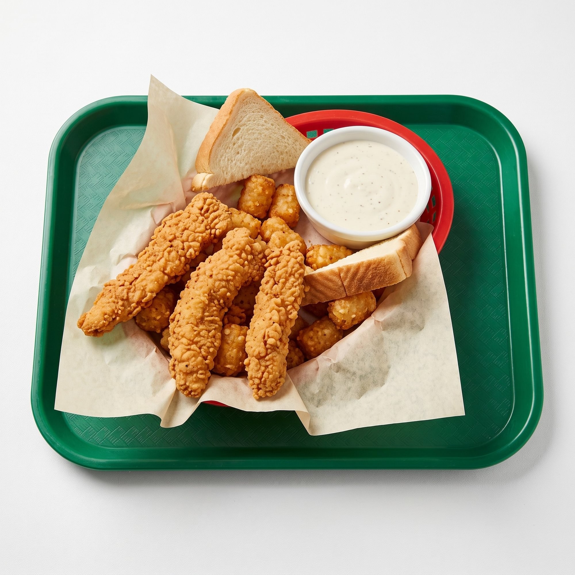 JR. STEAK FINGER BASKET COMBO