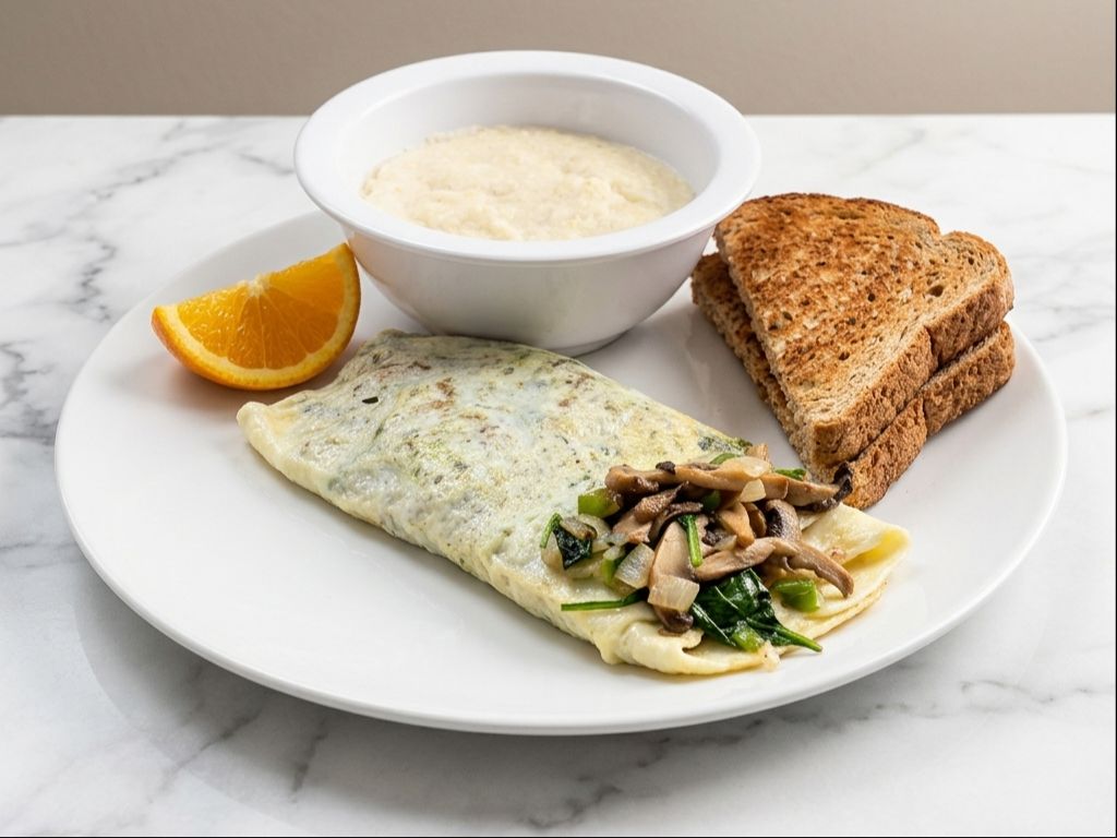 Veggie Egg White Omelette