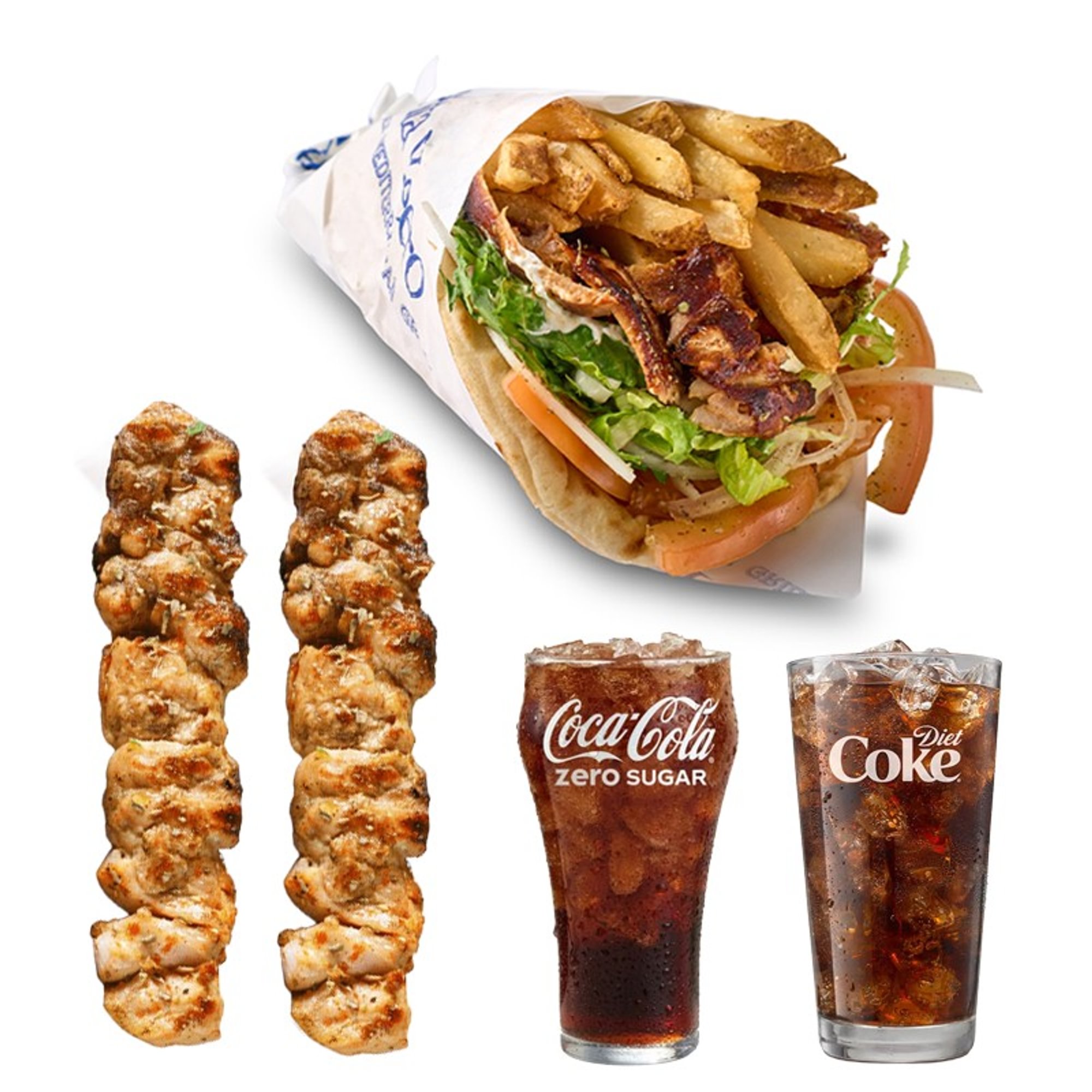 Wrap & Skewers combo