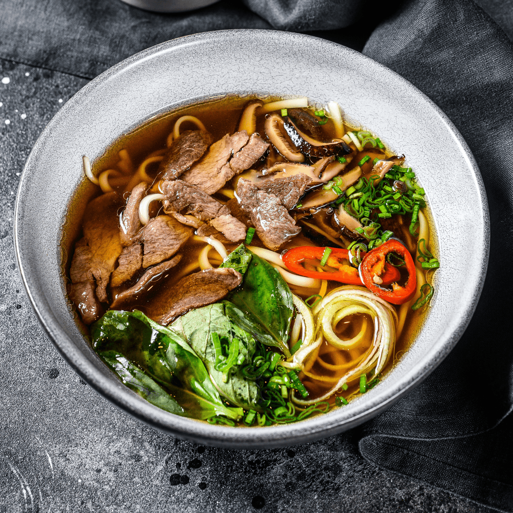 Spicy Shredded Beef Noodle Soup