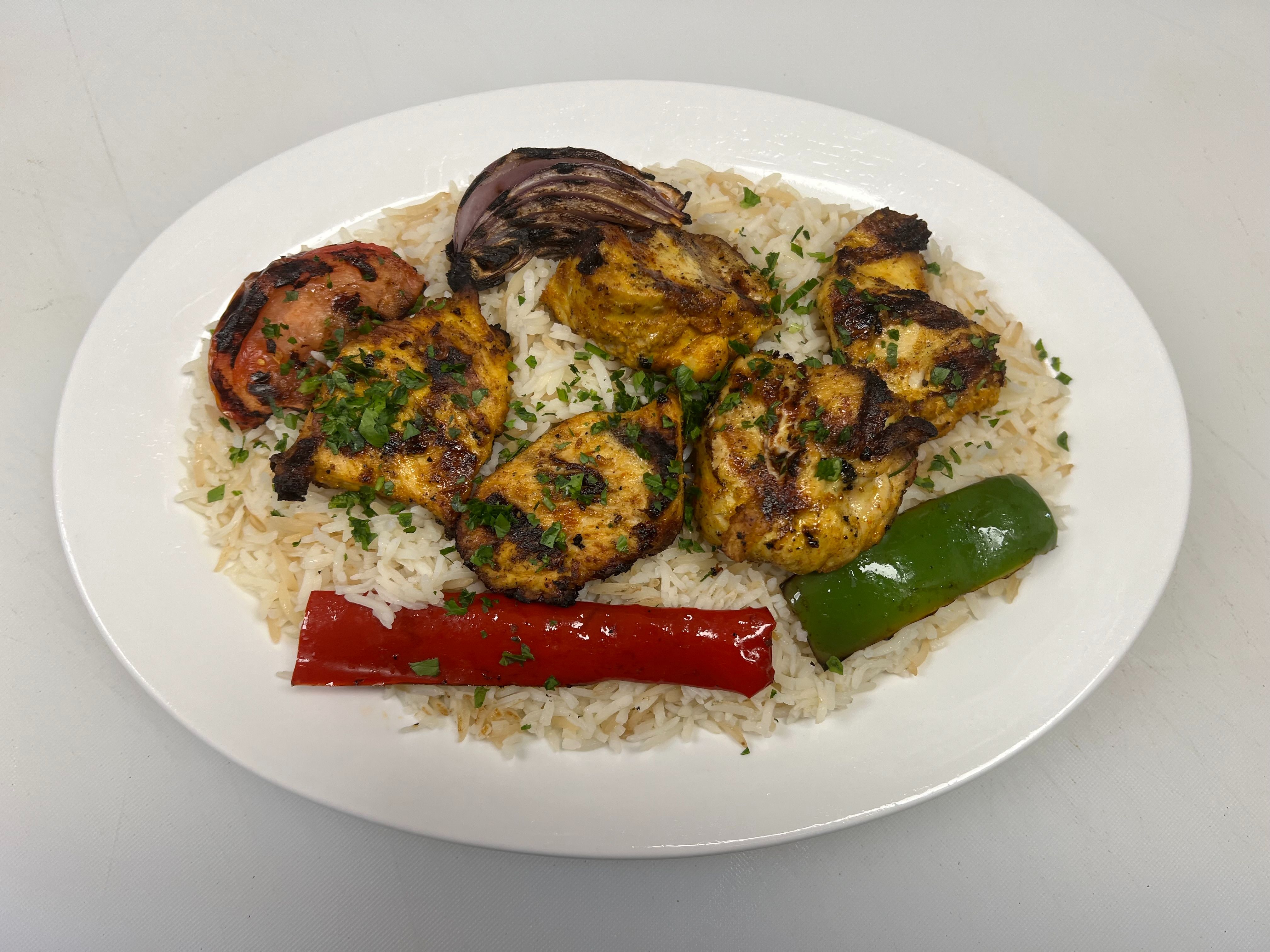 Chicken Shish Tawook Plate
