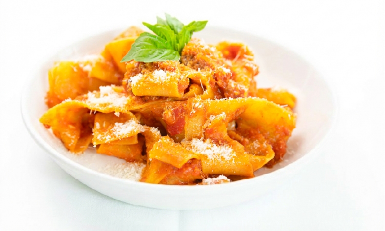 Tuscan Style Bolognese Pappardelle