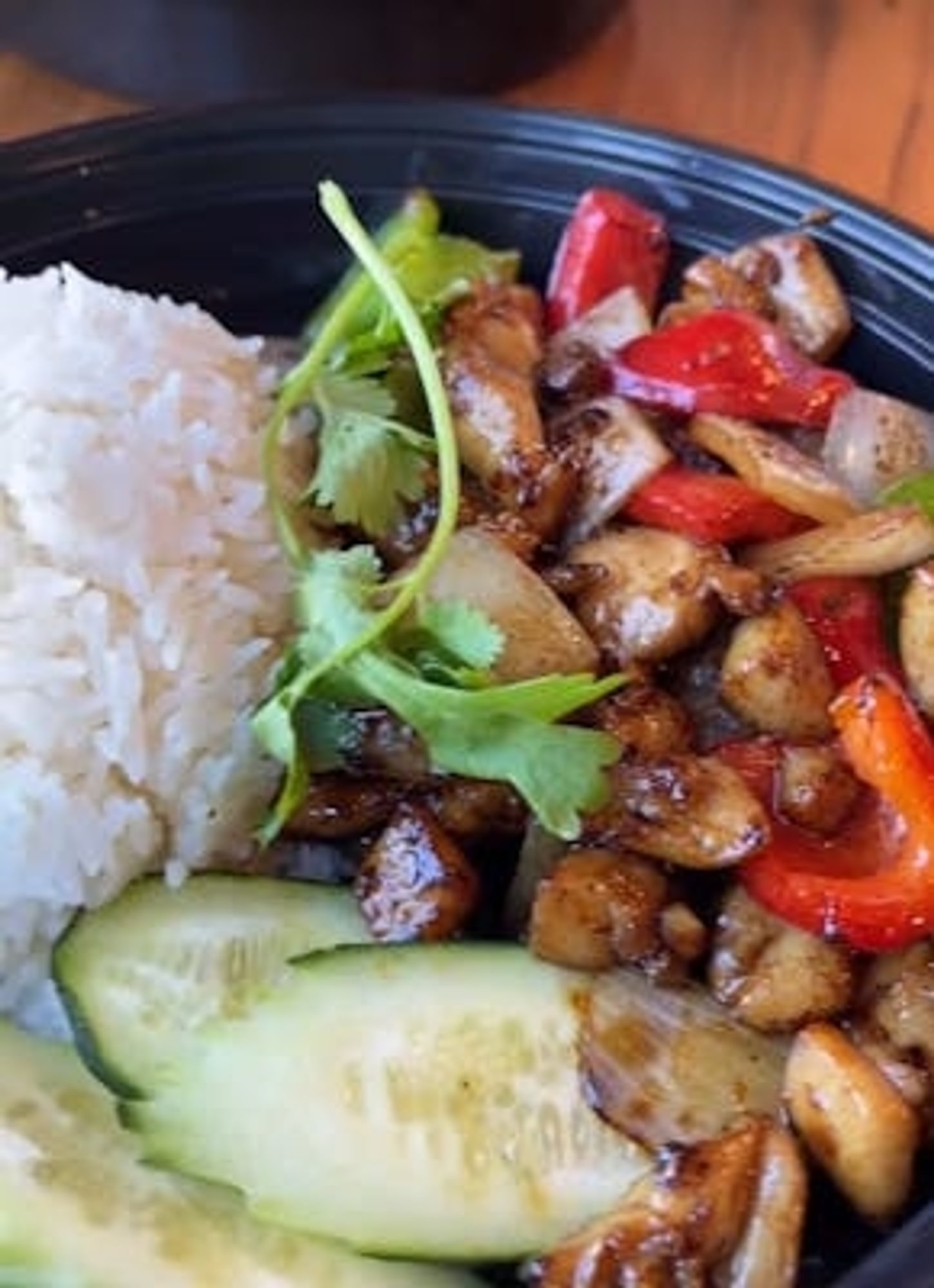 SHAKEN CHICKEN W/RICE