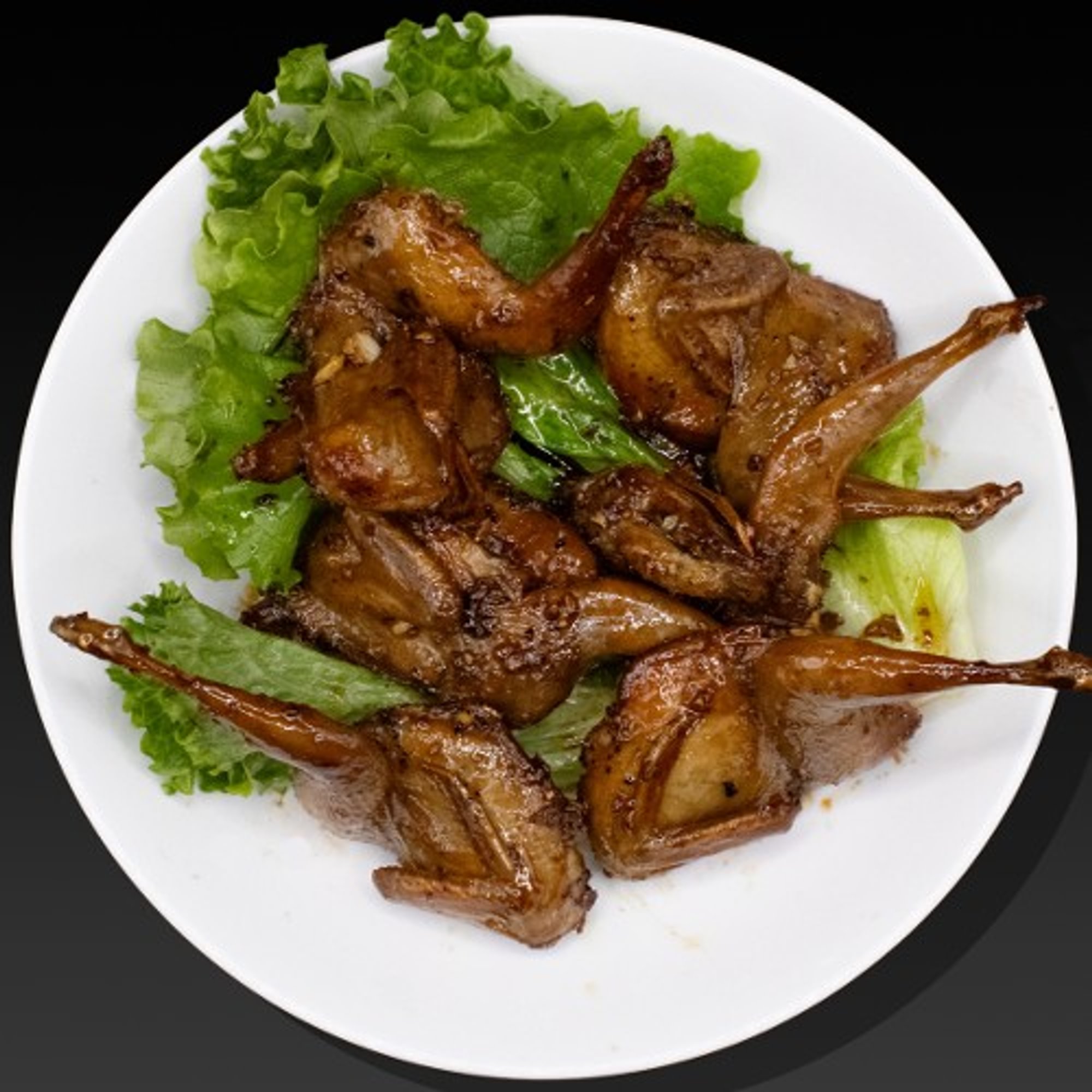 Fried Quail with Butter