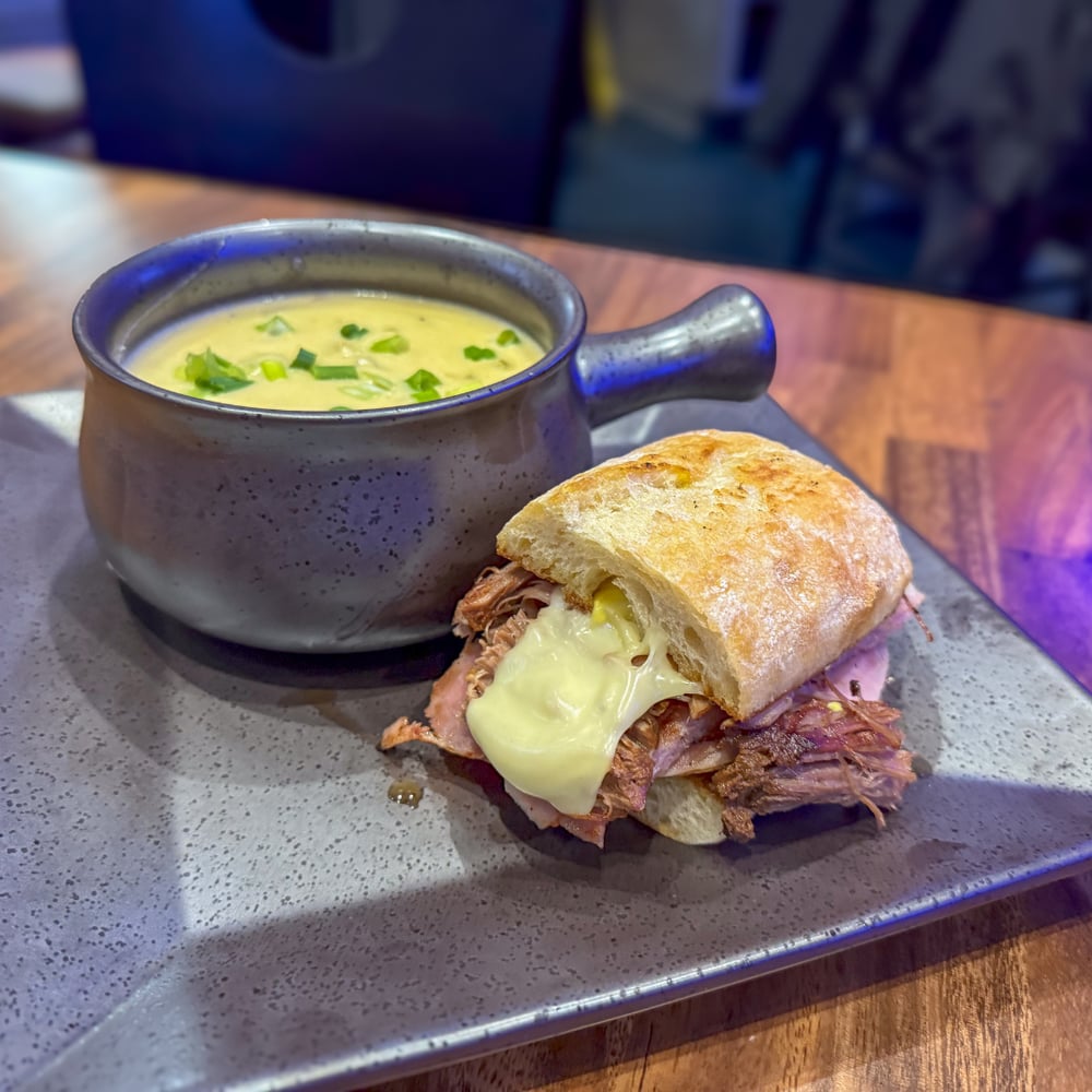 1/2 Cuban with Soup or Salad
