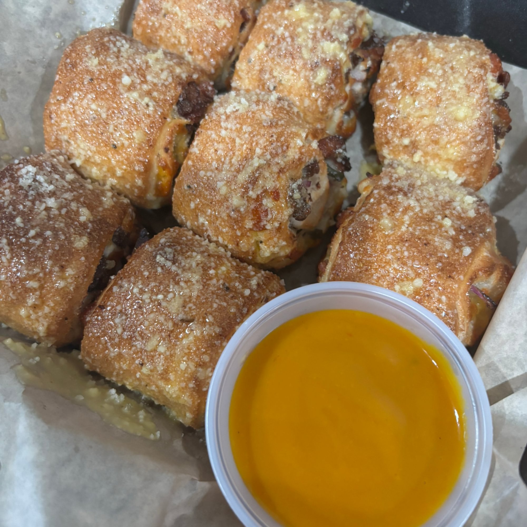 Bacon Cheeseburger Rollies