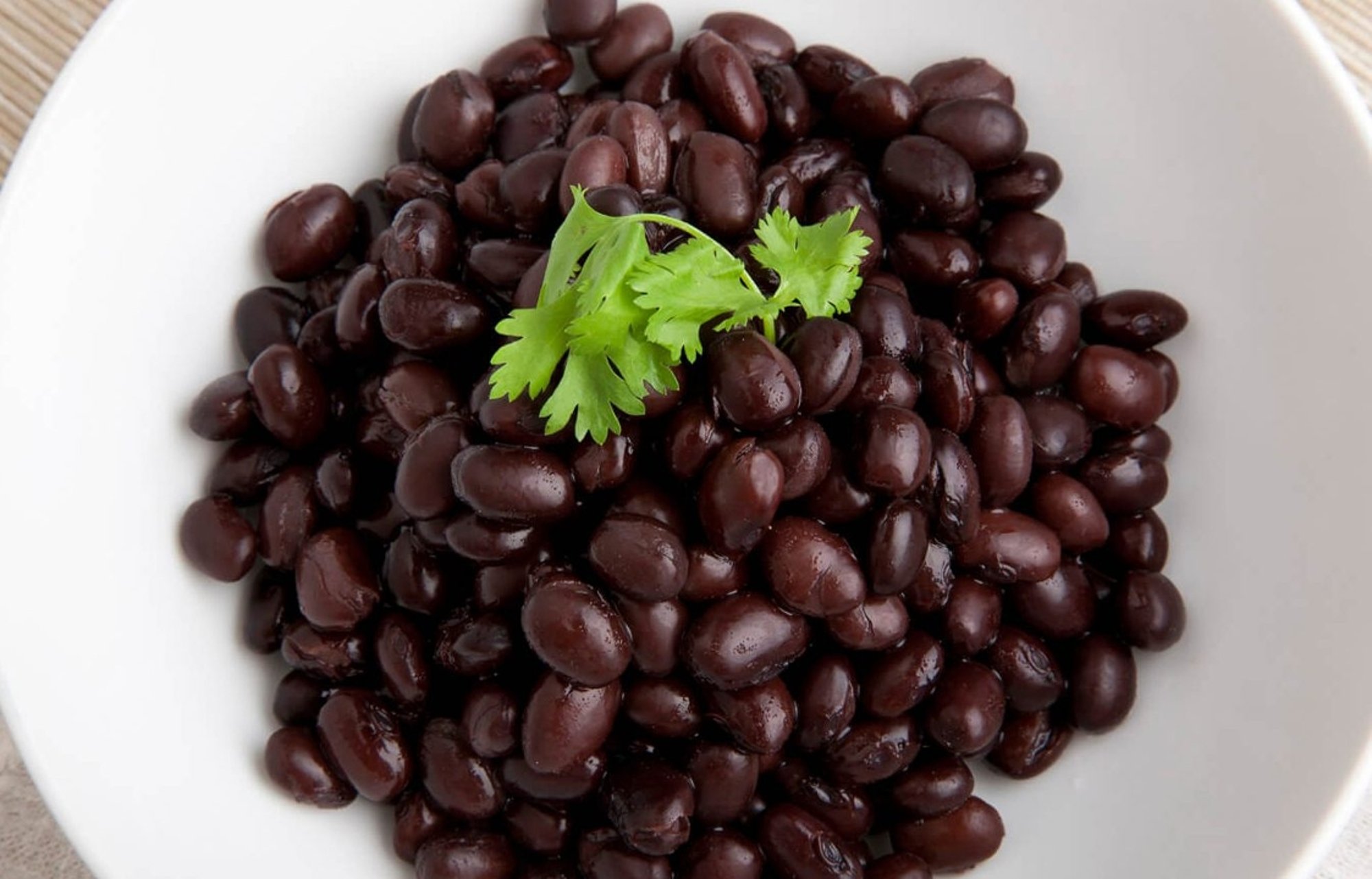 Tray of Black Beans