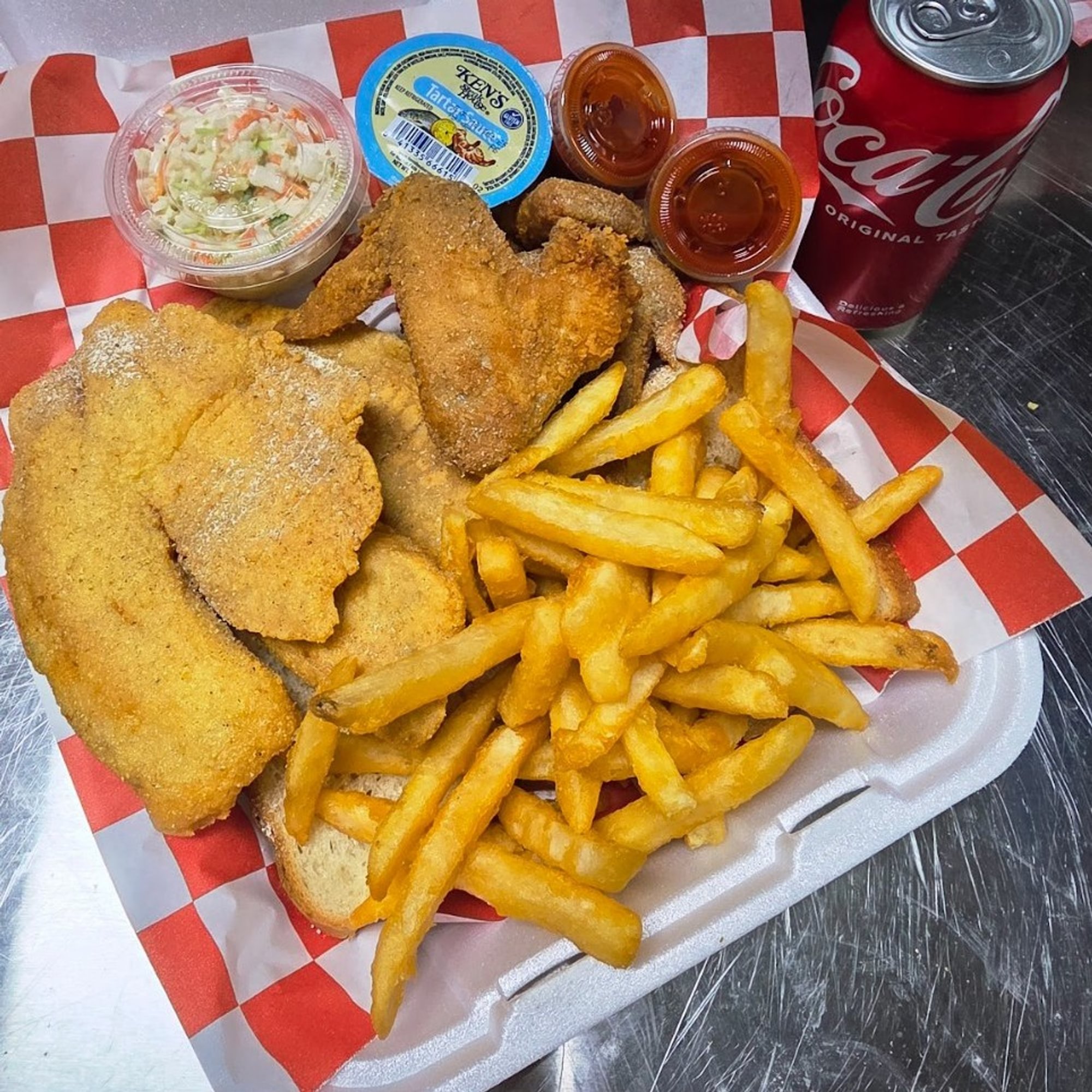 C1 : Tilapia (2 Pcs) & Whole Wing (3 Pcs)