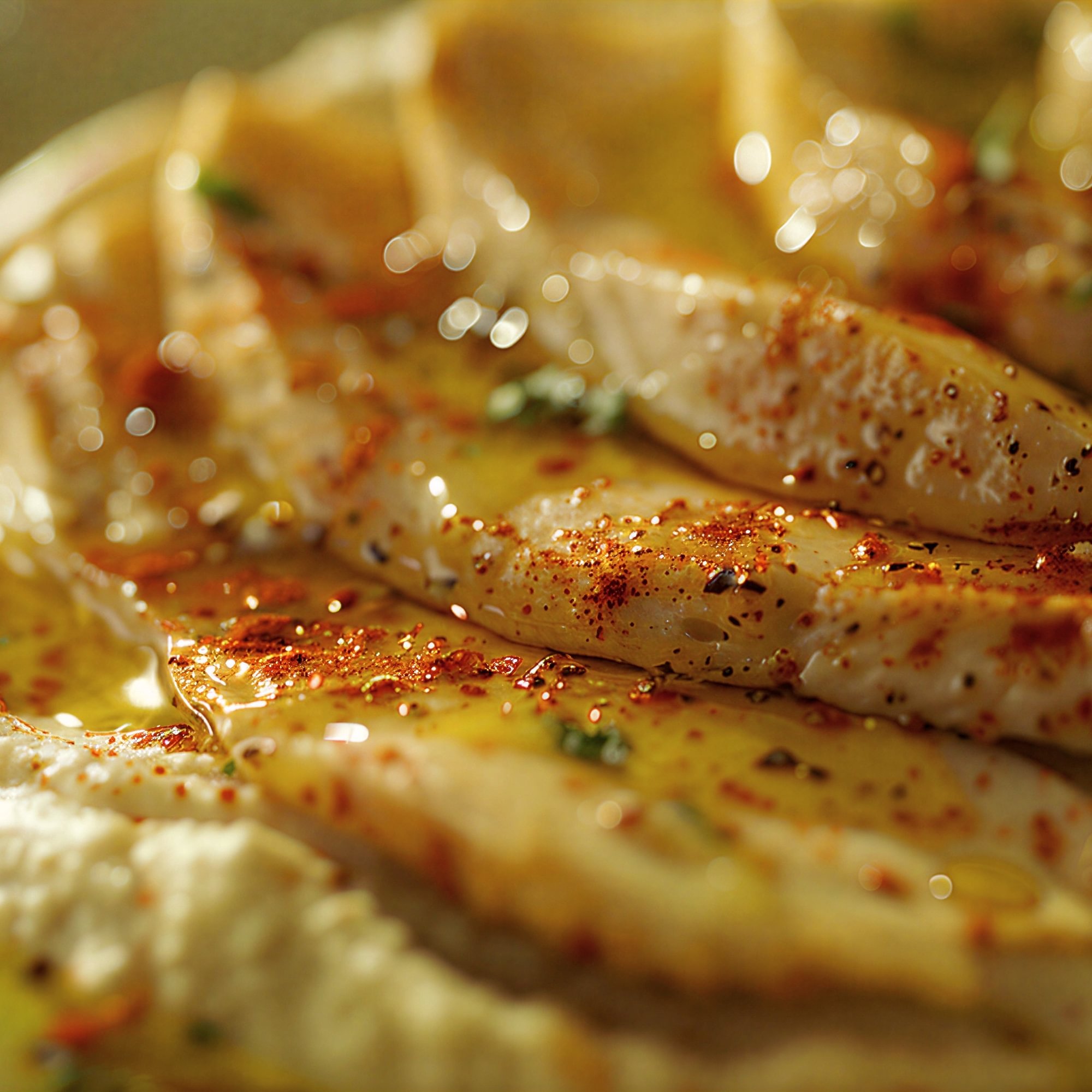 Hummus with Chicken Shawarma