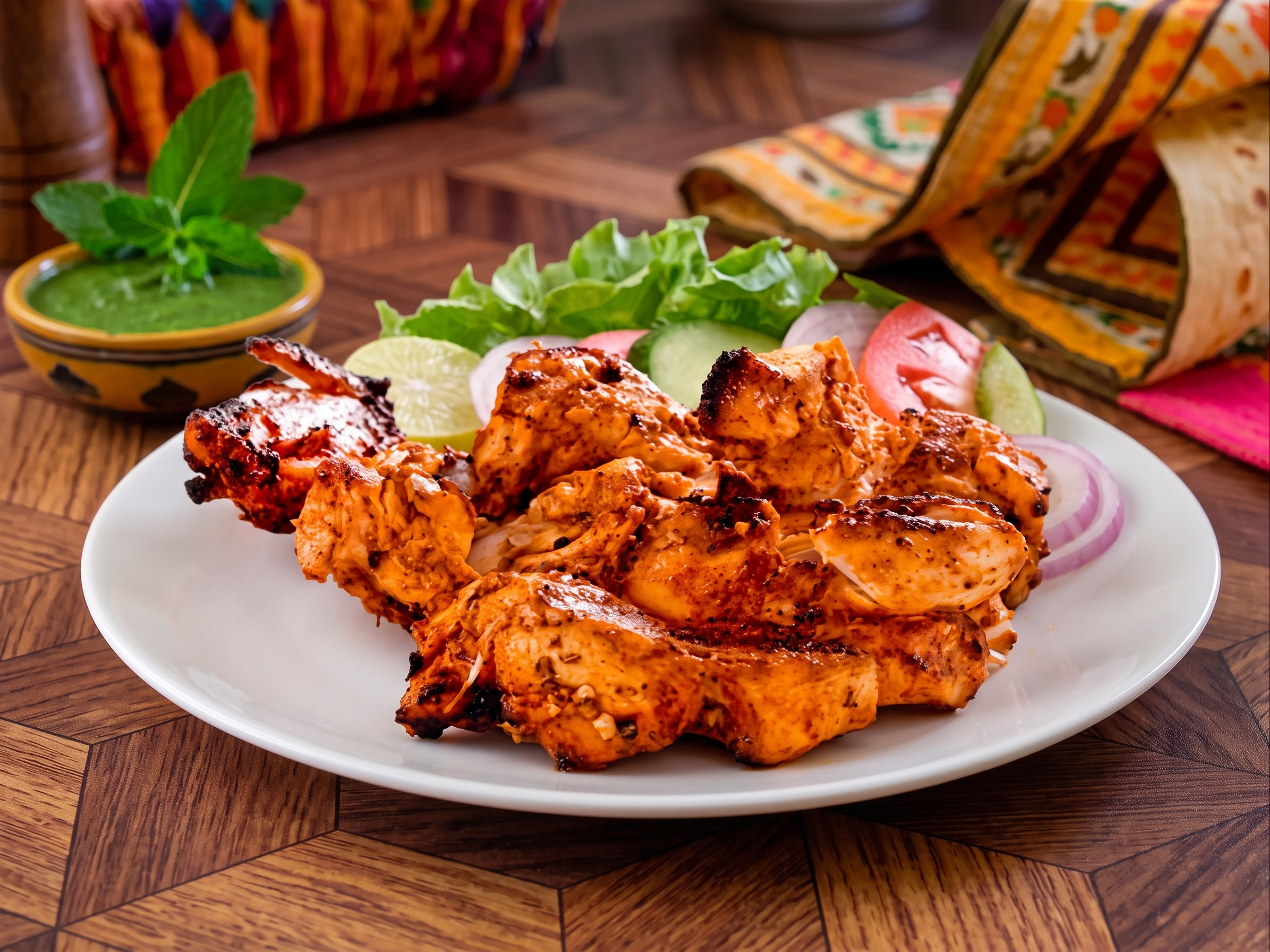 Chicken Tikka Boneless 6 Pcs