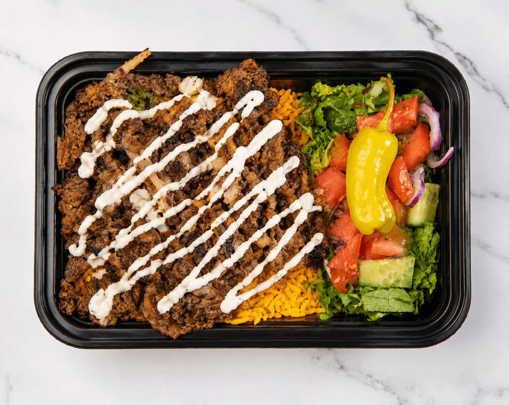 Beef Gyro Over Rice