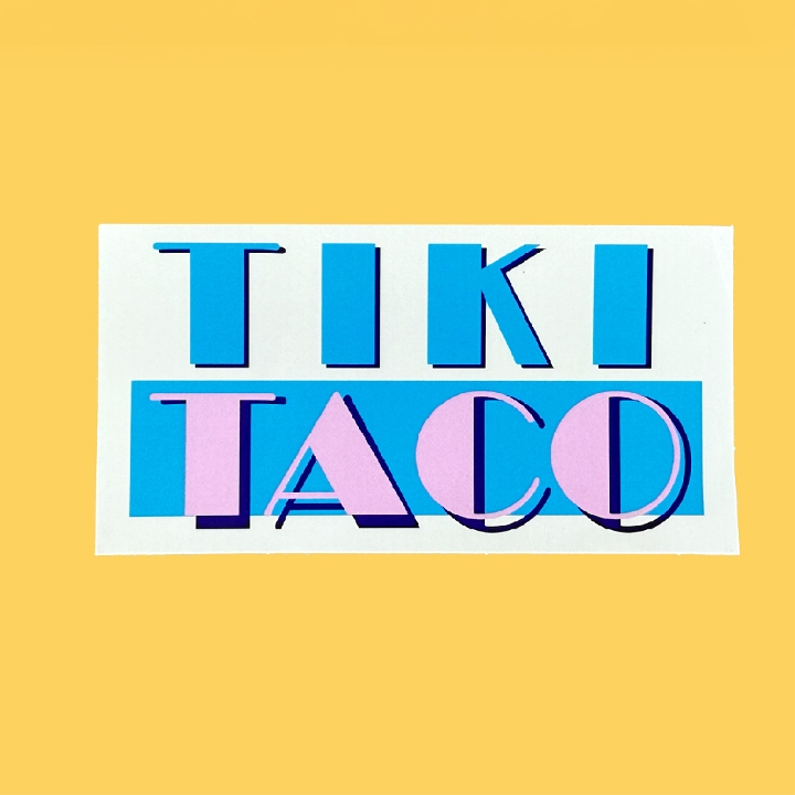 WHITE VICE STICKER