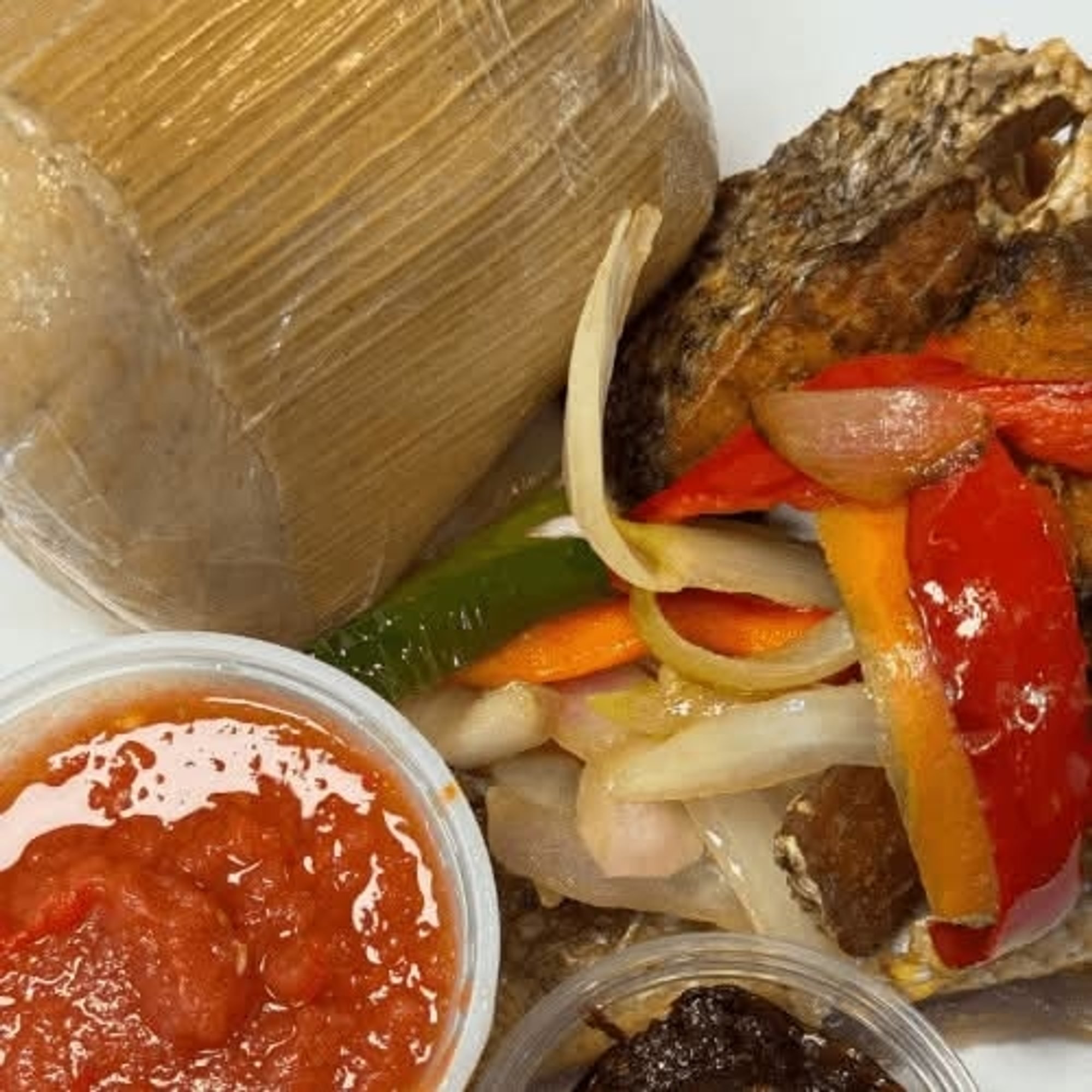 Accra Kenkey + Fried Croaker/4