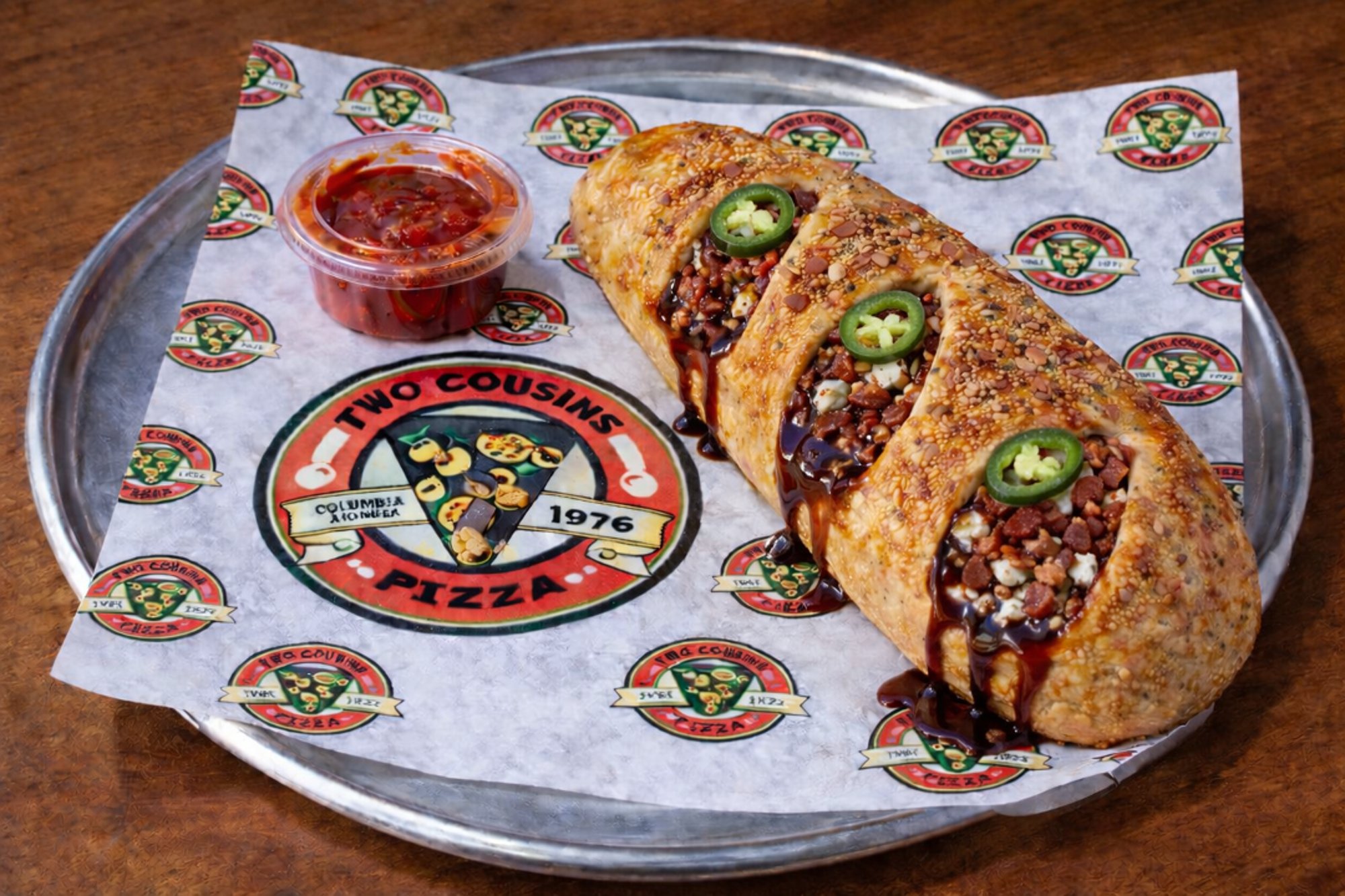 P Texas BBQ Stromboli