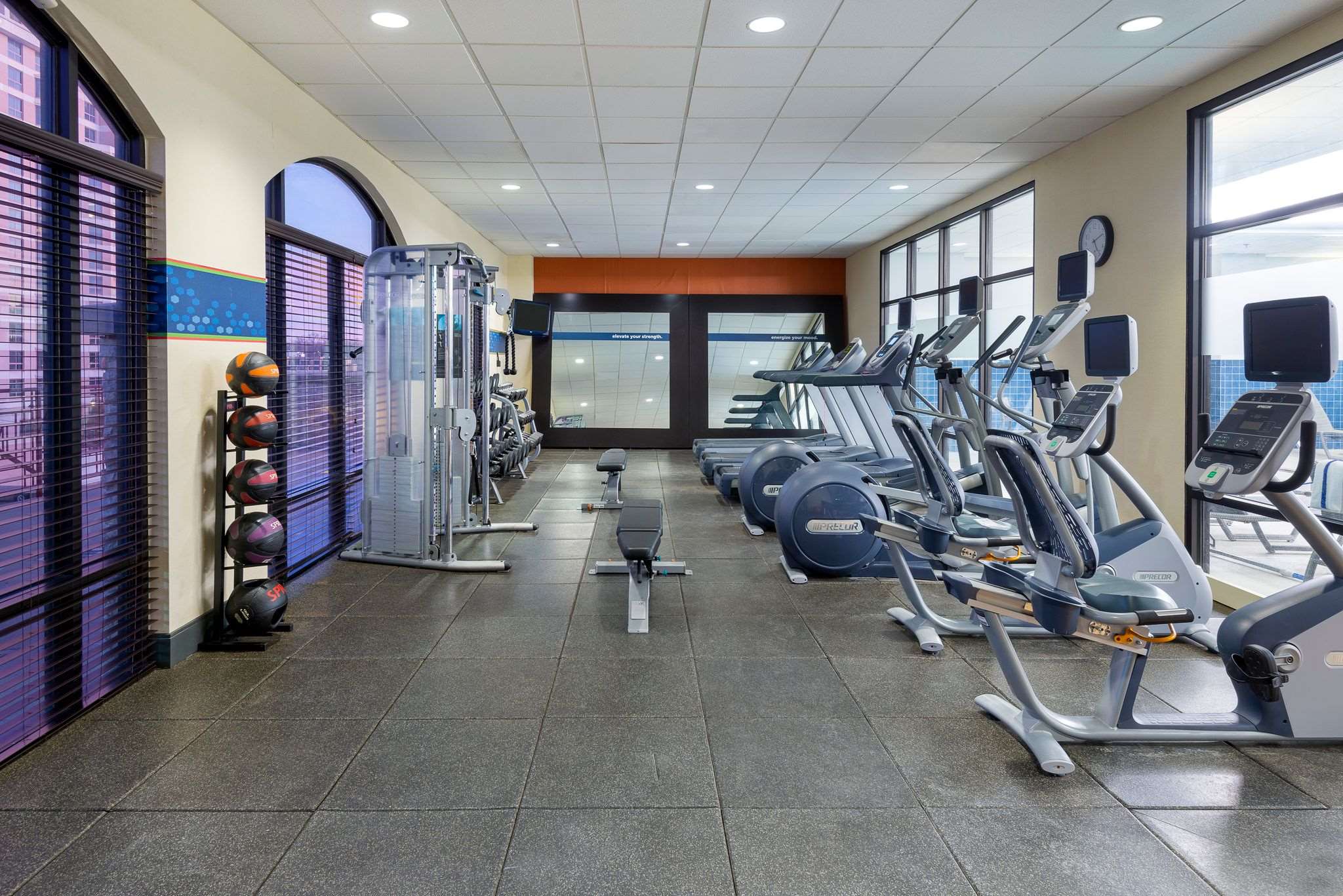 Health club  fitness center  gym