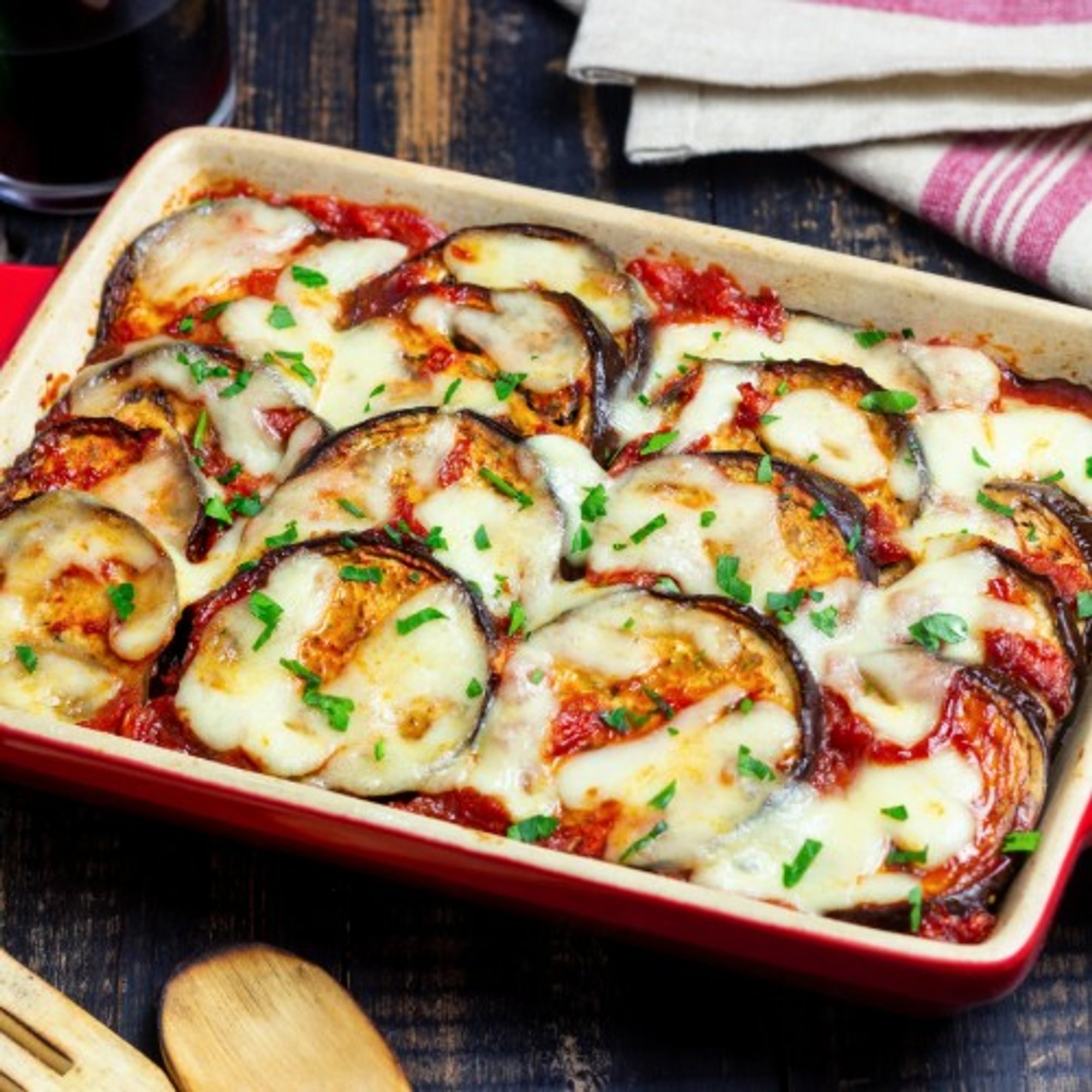 Eggplant Parmigiana Pasta